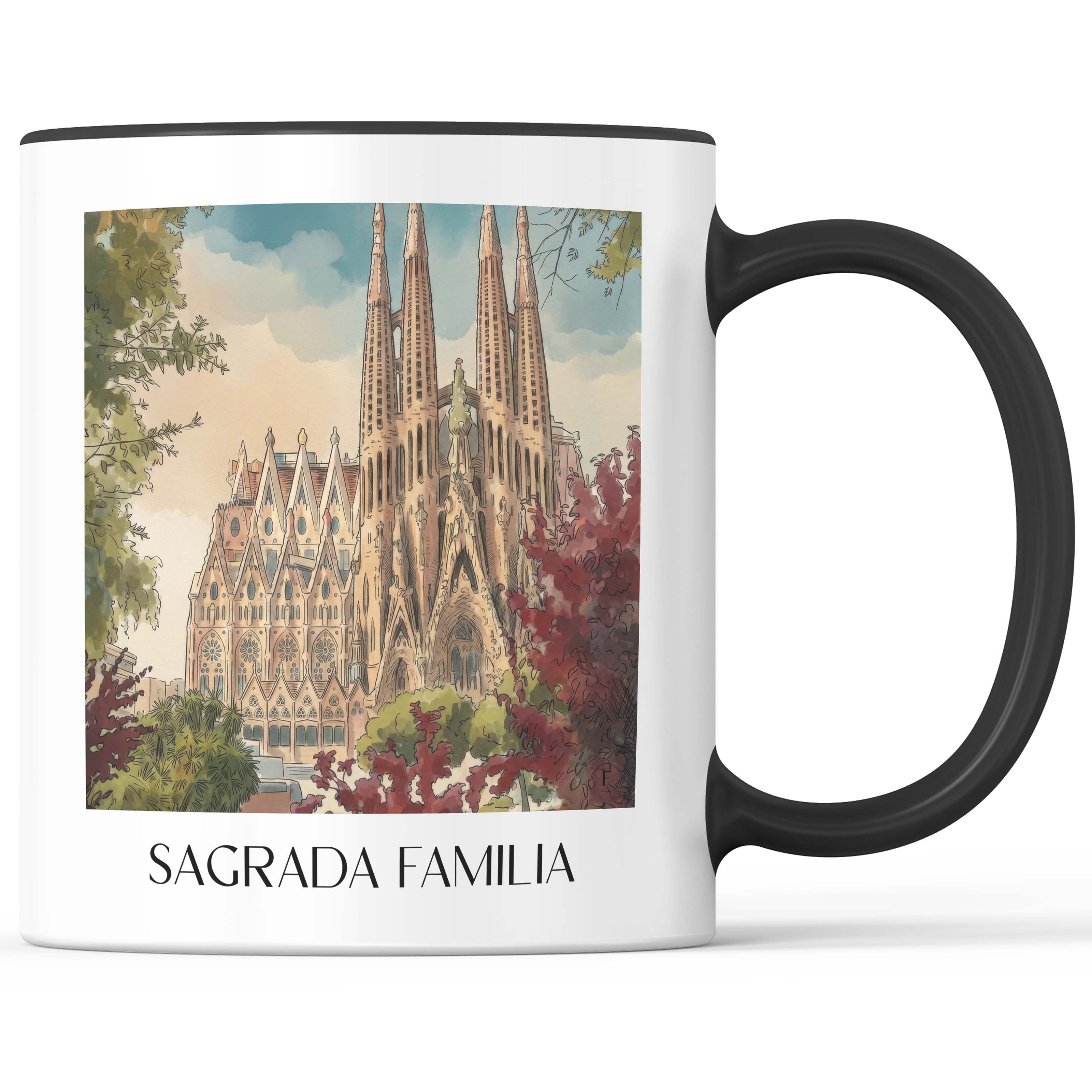 sagrada-familia-barcelona-spanien-kaffeebecher-aquarell