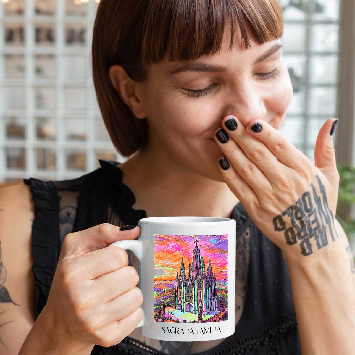 sagrada-familia-barcelona-spanien-kaffeebecher-graffiti