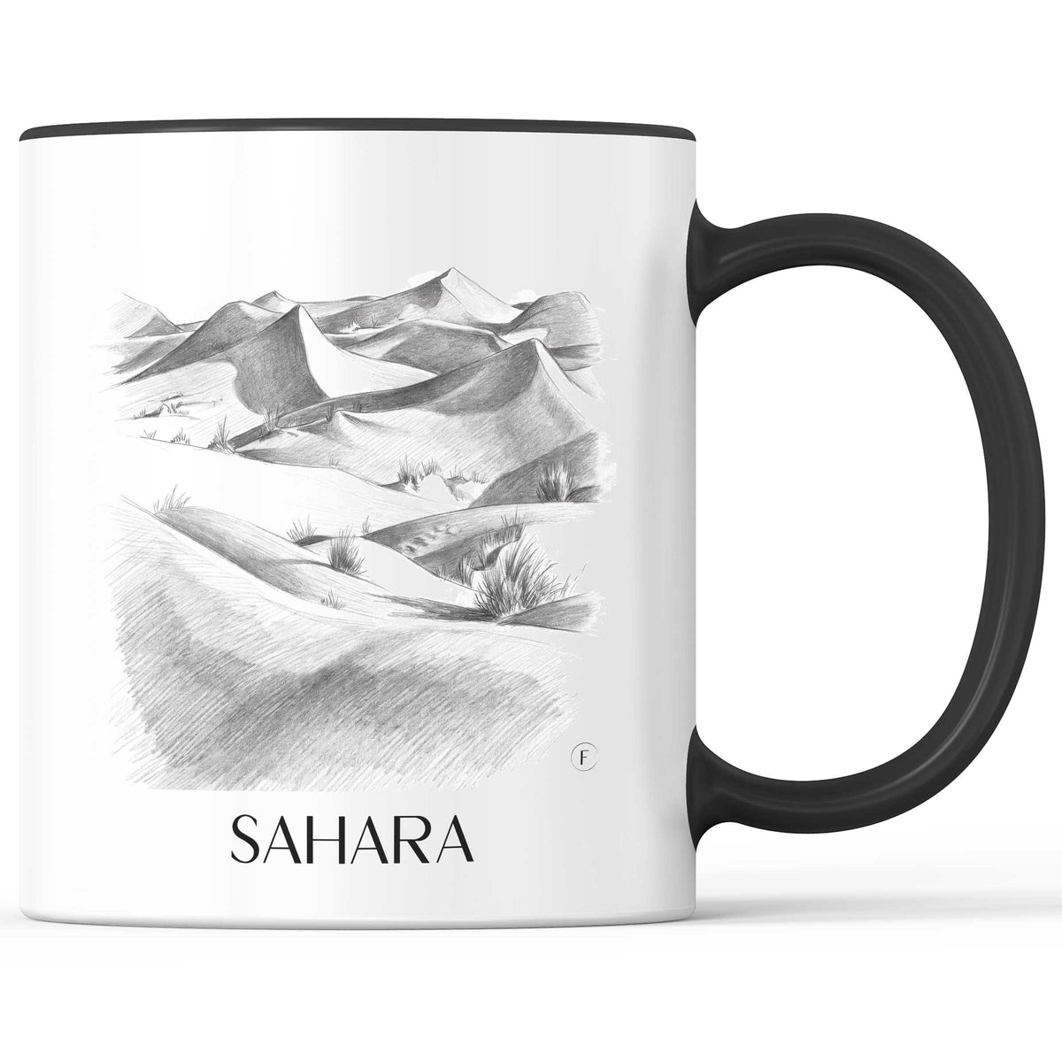 sahara-nordafrika-kaffeebecher-bleistift-zeichnung-drawing