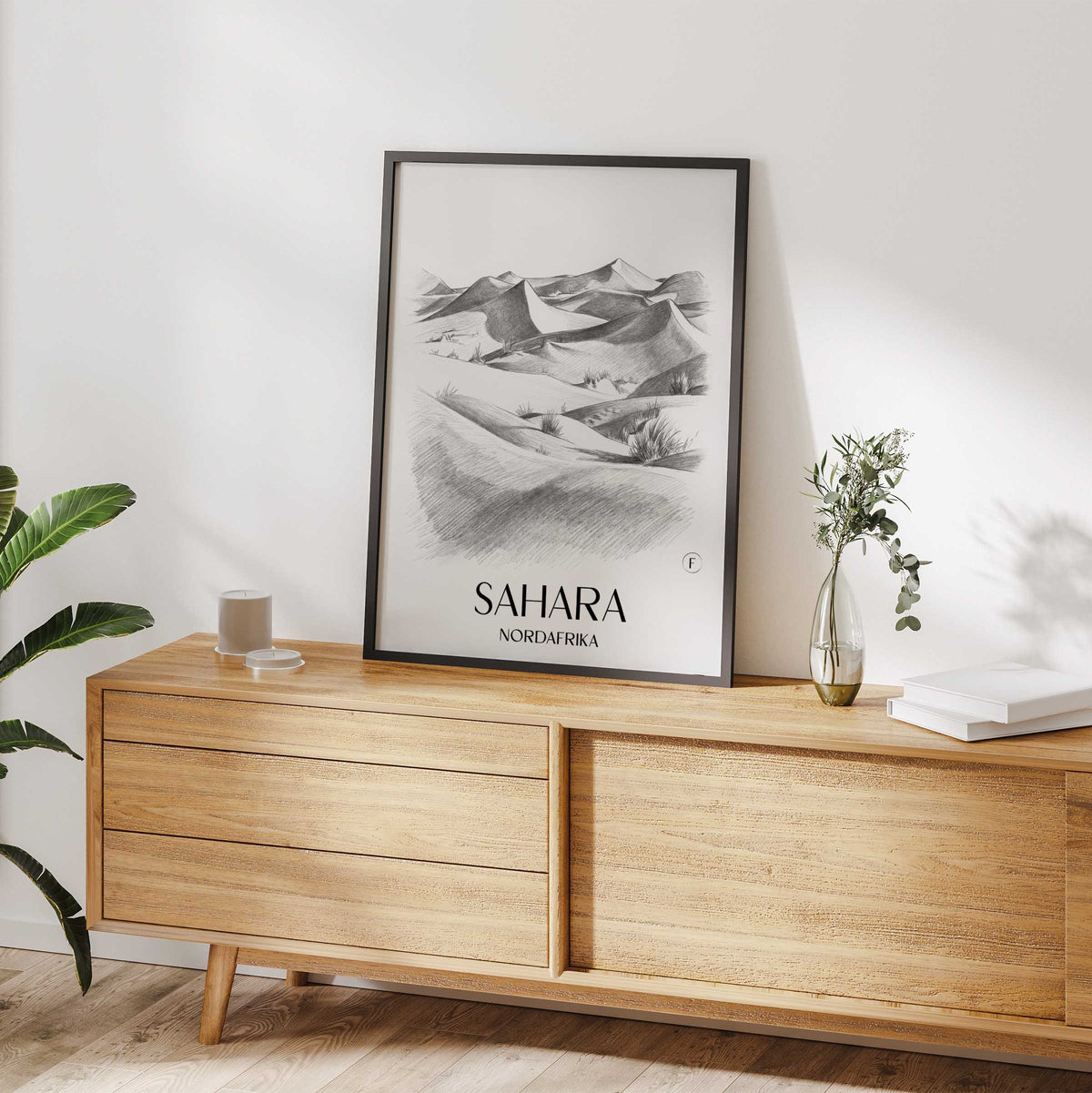 sahara-nordafrika-poster-bleistift-zeichnung-drawing