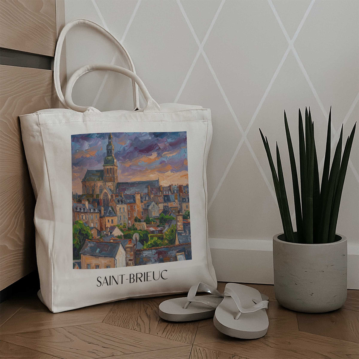 saint-brieuc-côtes-d'armor-frankreich-einkaufstasche-oil-painting-oelgemaelde