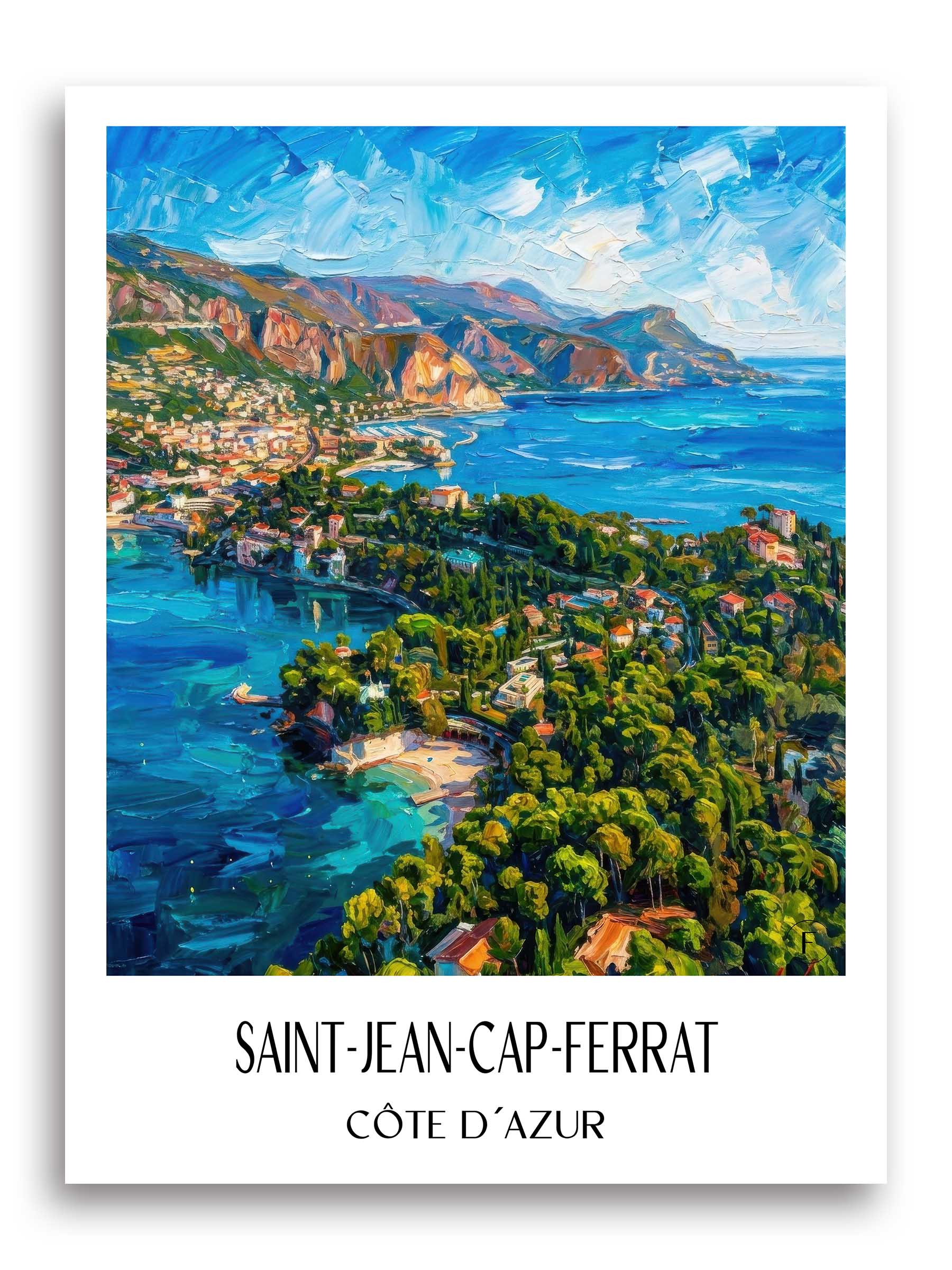 saint-jean-cap-ferrat-côte-d´azur-frankreich-poster-oil-painting-oelgemaelde