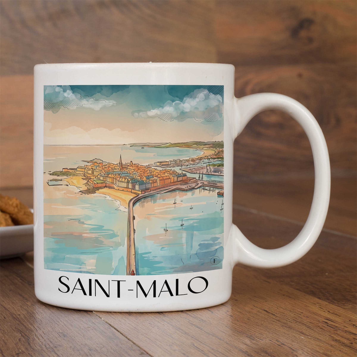 saint-malo-côte-d'émeraude-frankreich-kaffeebecher-aquarell
