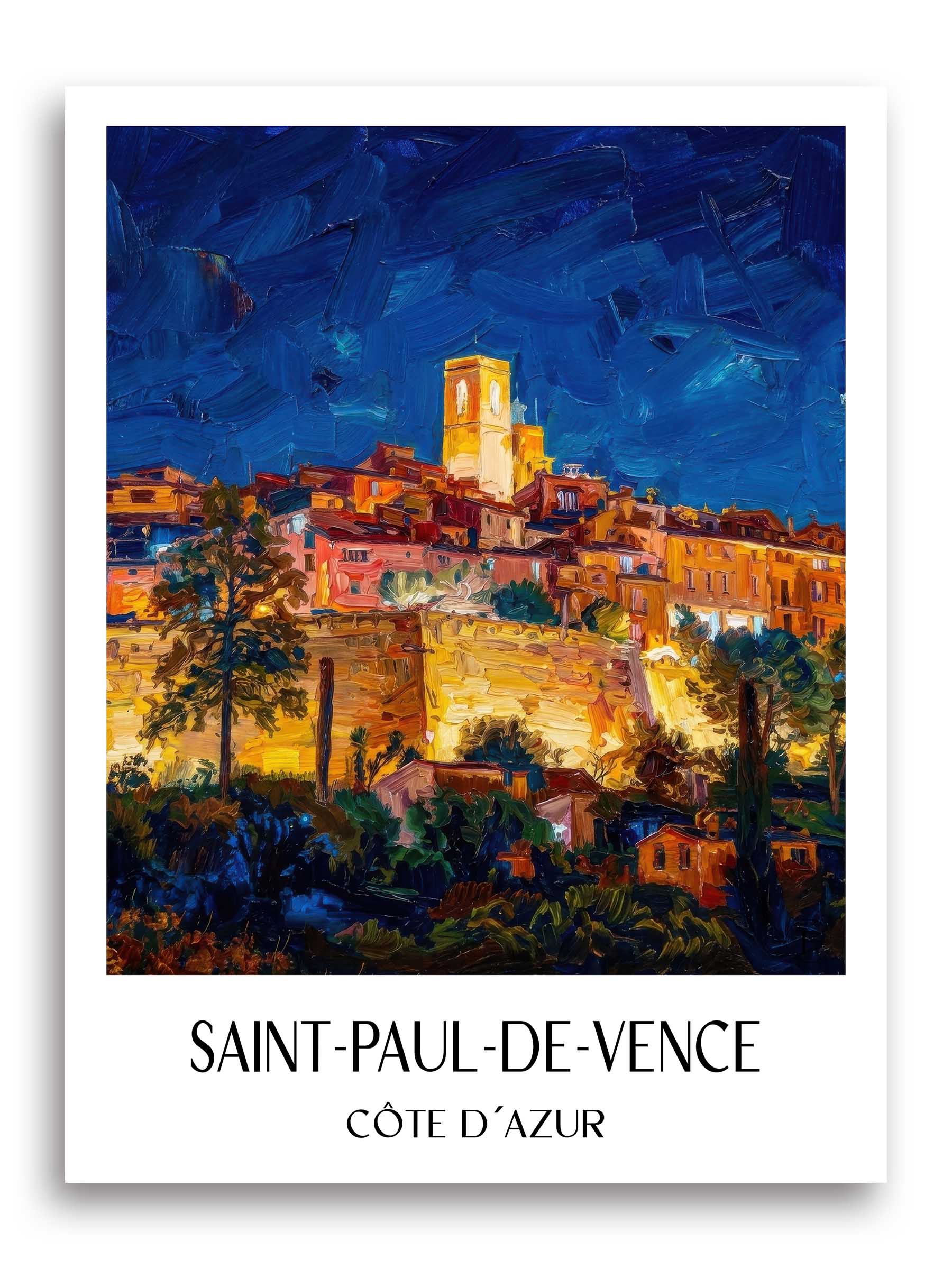 saint-paul-de-vence-côte-d´azur-frankreich-poster-oil-painting-oelgemaelde