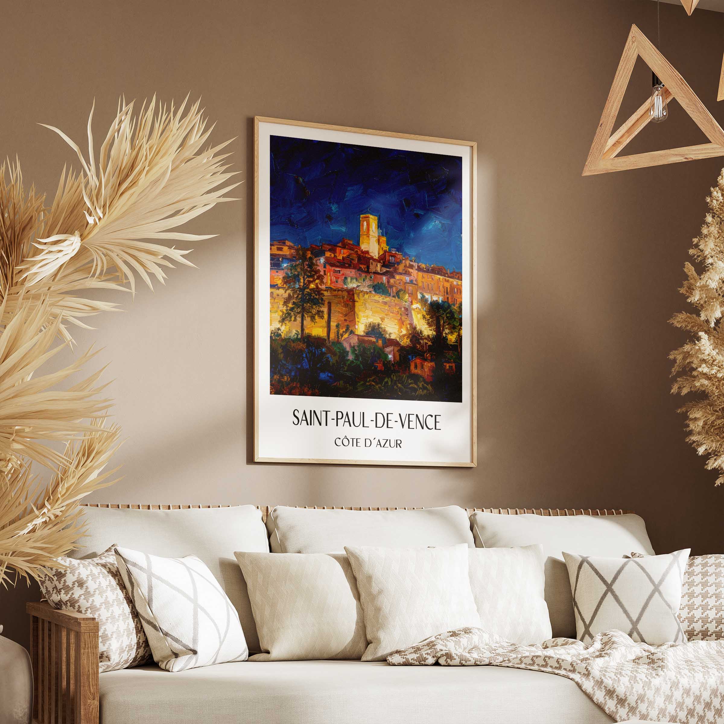 saint-paul-de-vence-côte-d´azur-frankreich-poster-oil-painting-oelgemaelde