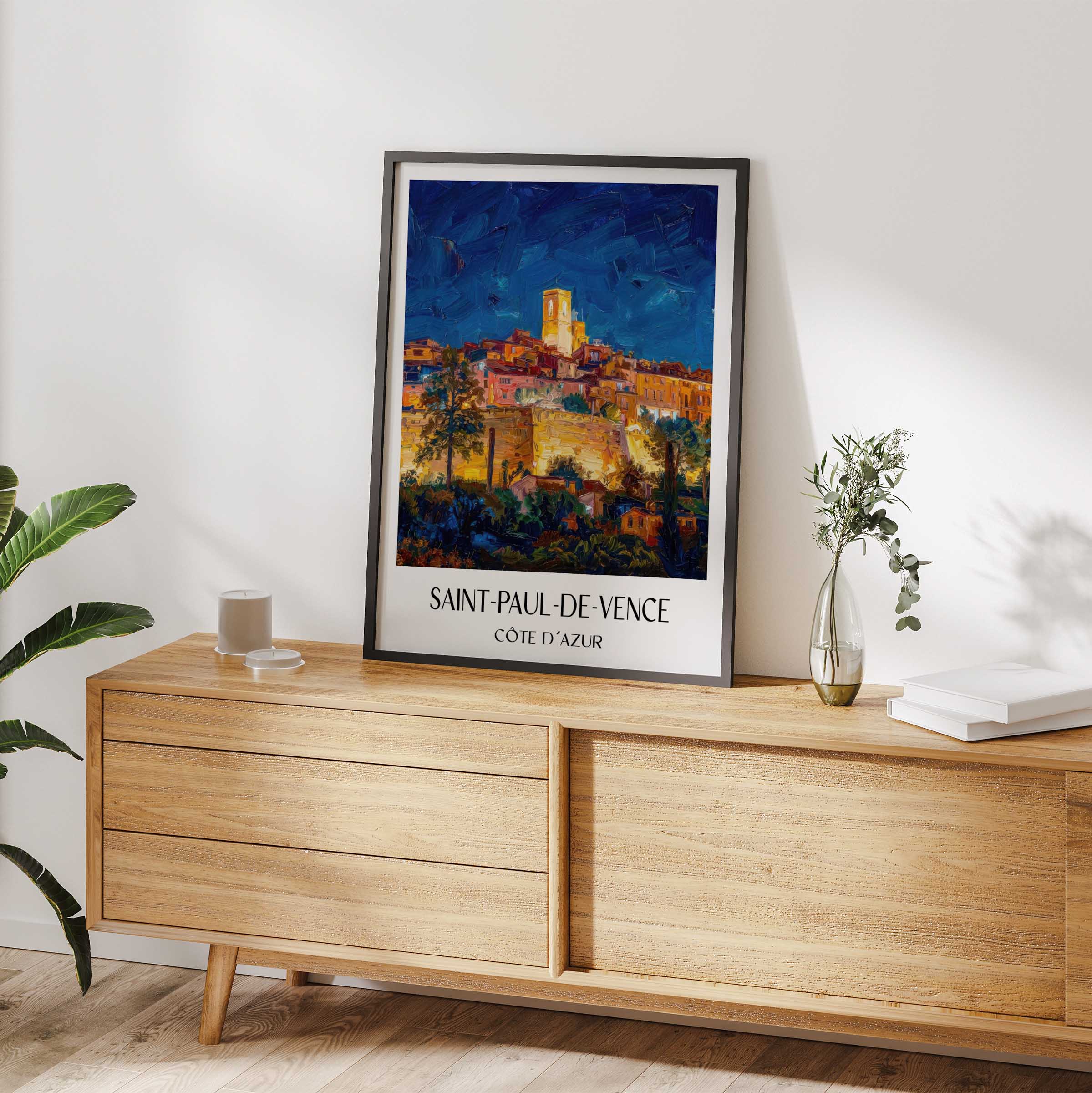 saint-paul-de-vence-côte-d´azur-frankreich-poster-oil-painting-oelgemaelde