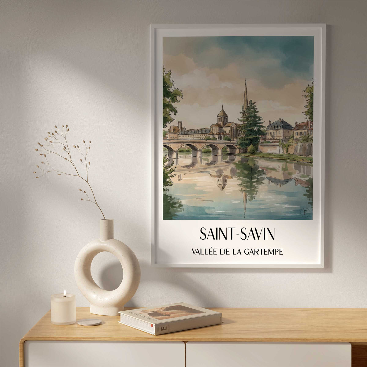saint-savin-vallée-de-la-gartempe-frankreich-poster-aquarell