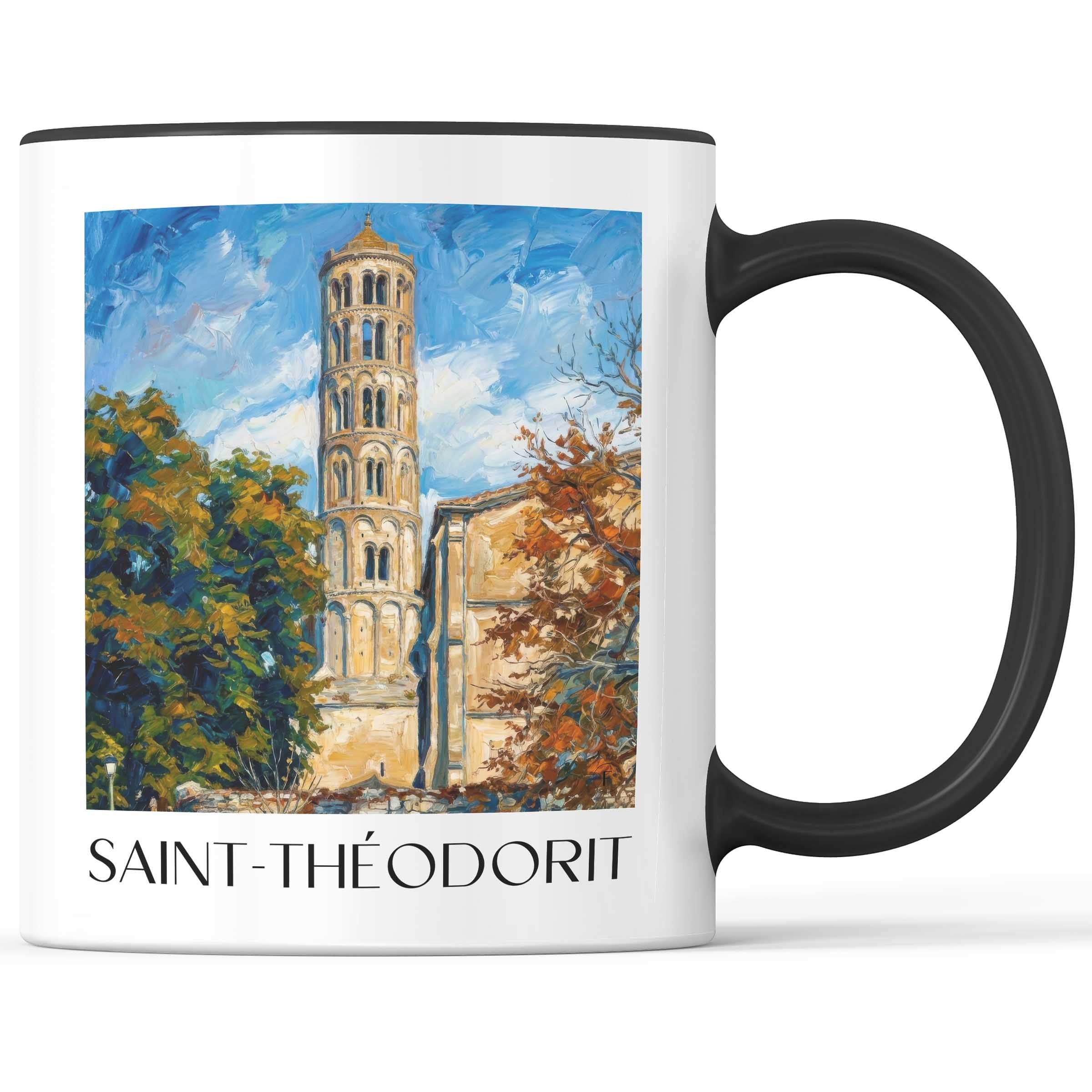saint-théodorit-uzès-frankreich-kaffeebecher-oil-painting-oelgemaelde