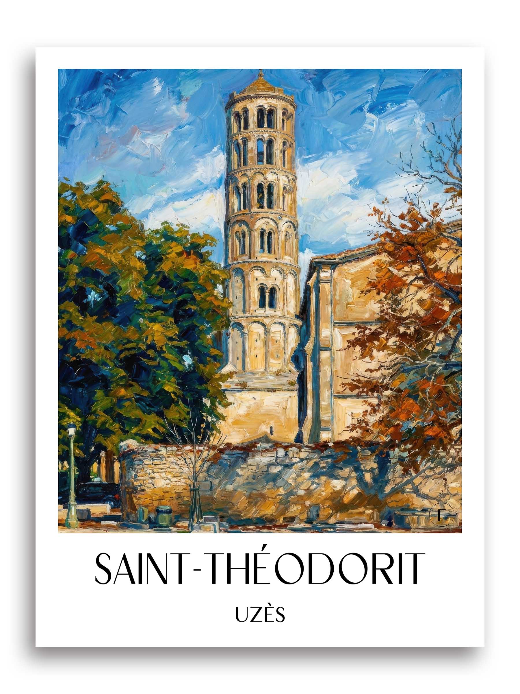 saint-théodorit-uzès-frankreich-poster-oil-painting-oelgemaelde