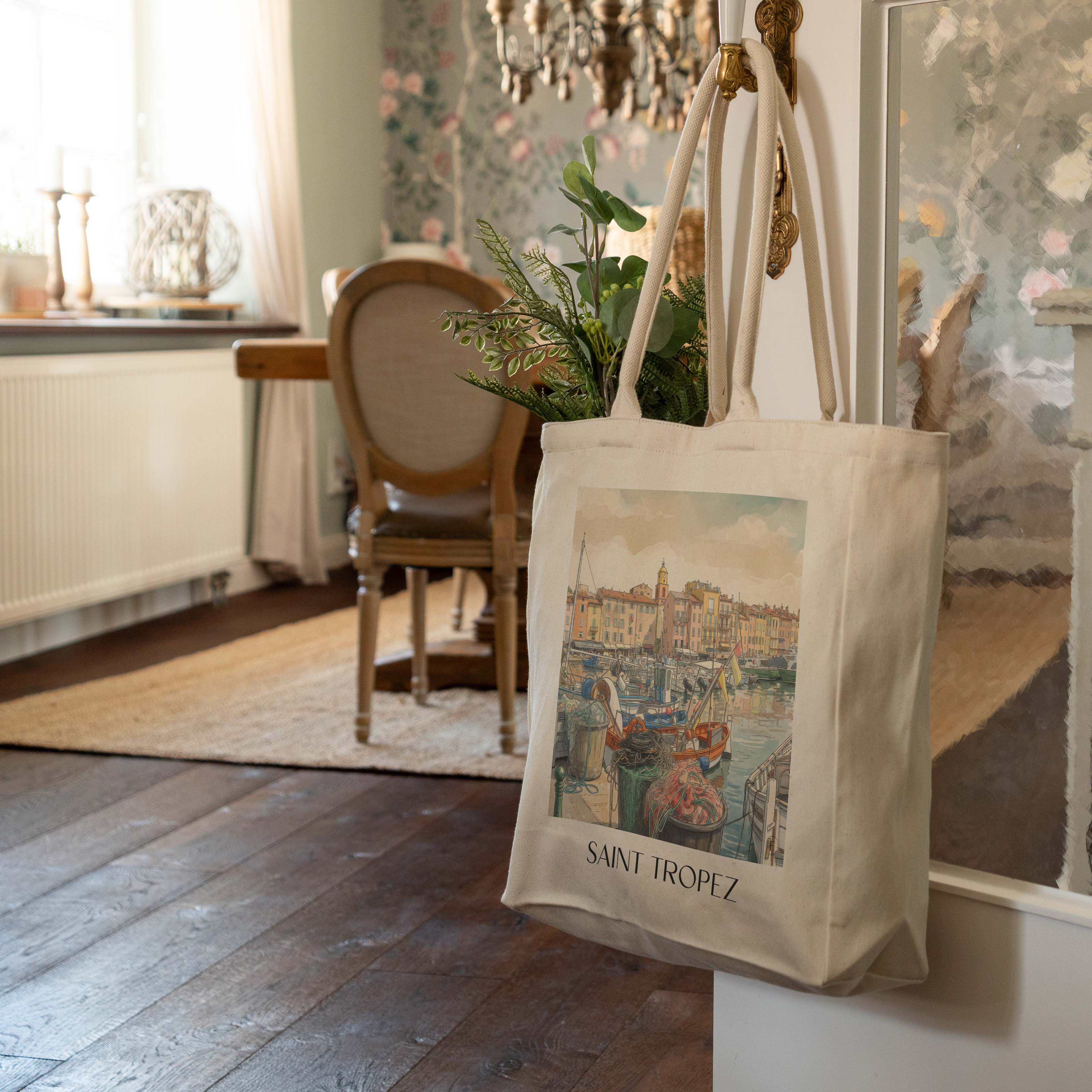 saint-tropez-frankreich-einkaufstasche-aquarell