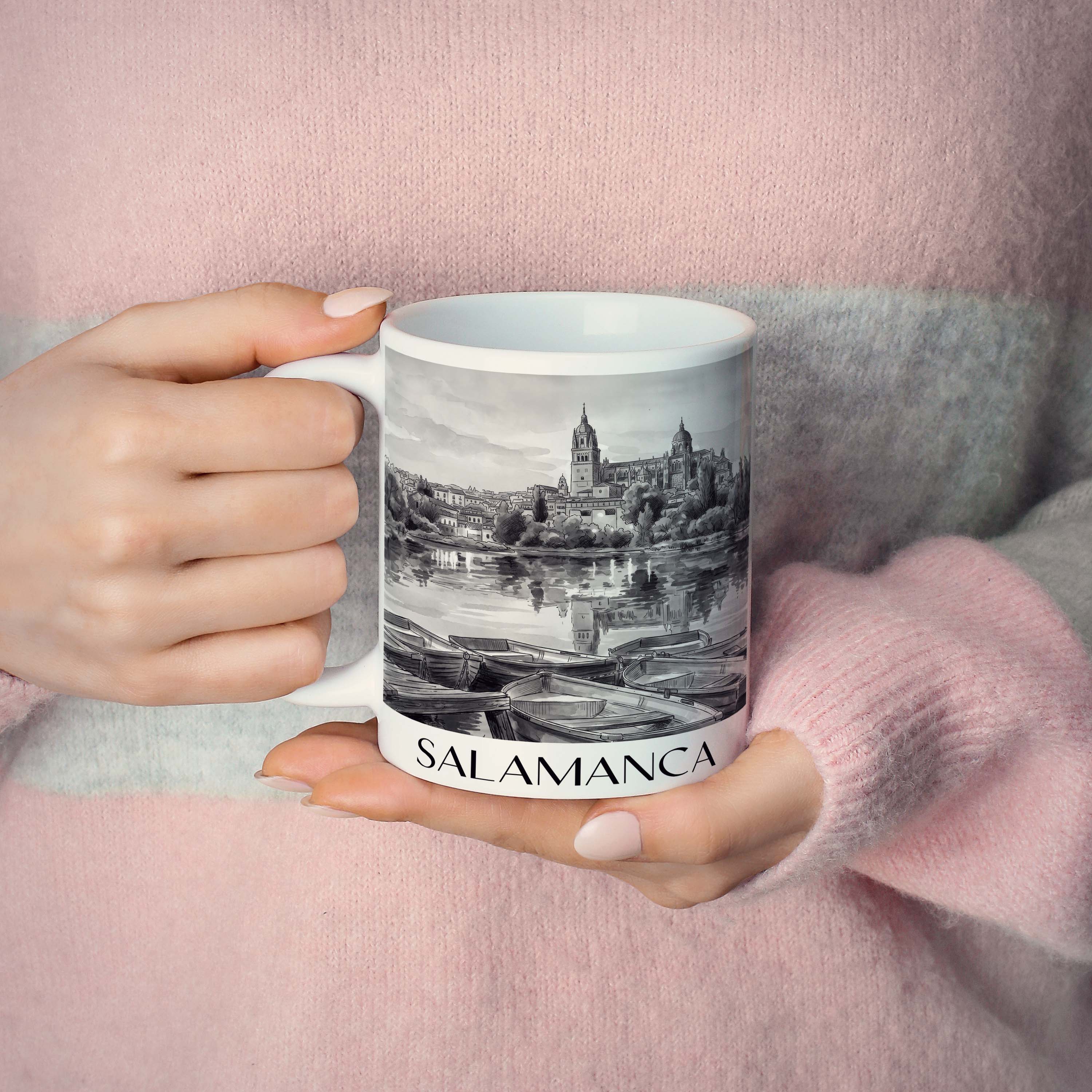 salamanca--spanien-spanien-kaffeebecher-aquarell-schwarz-weiss