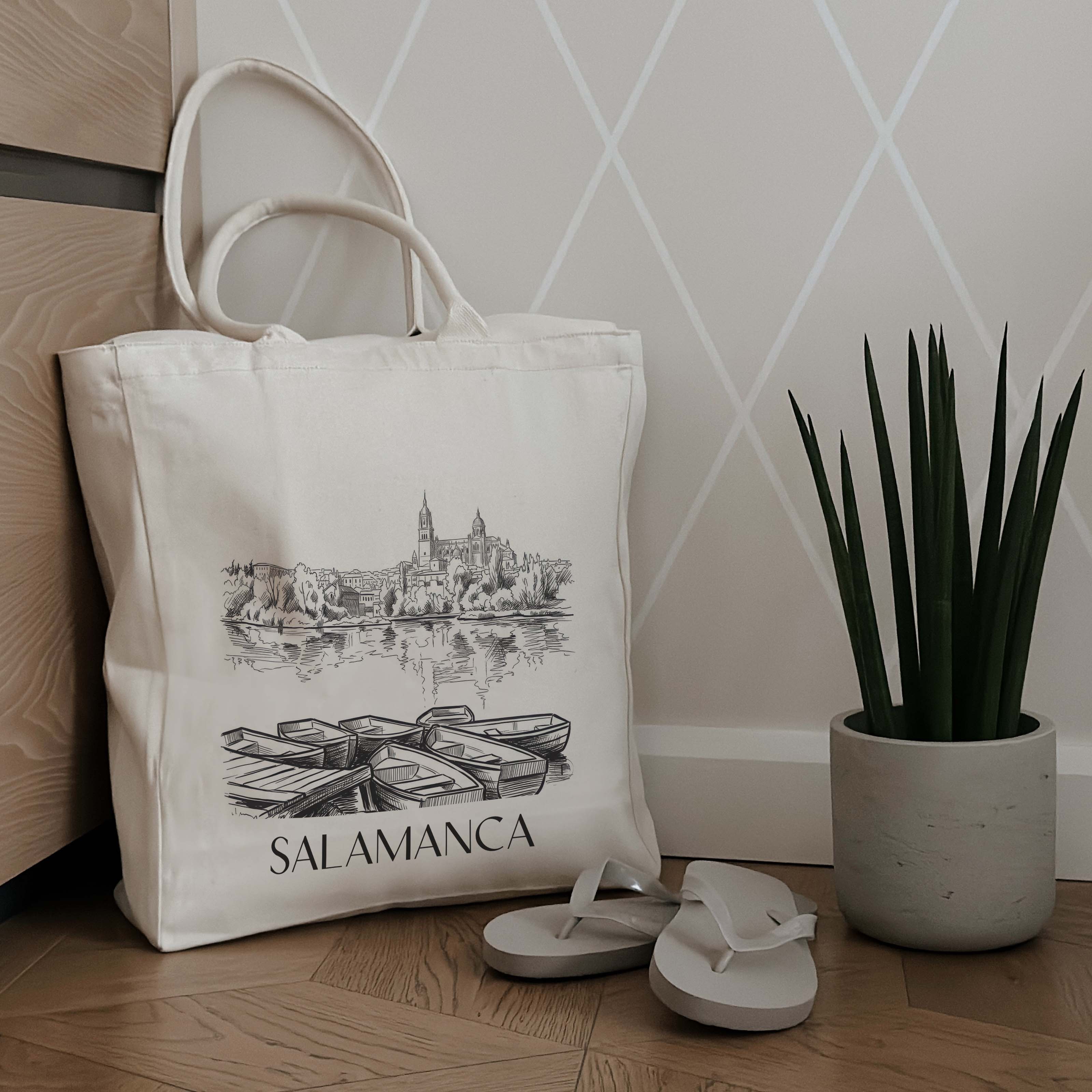 salamanca--spanien-spanien-einkaufstasche-skizze