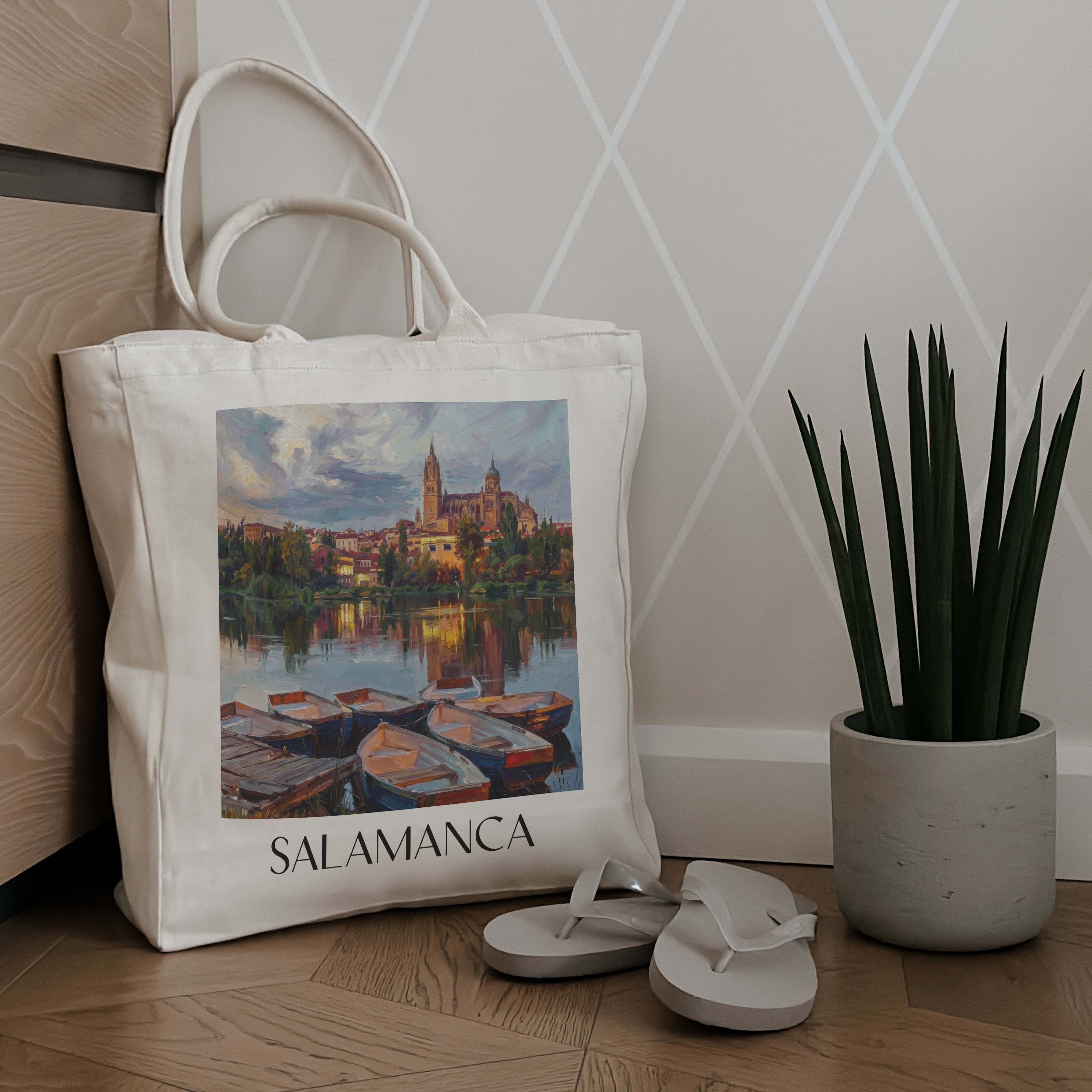 salamanca--spanien-spanien-einkaufstasche-oil-painting-oelgemaelde