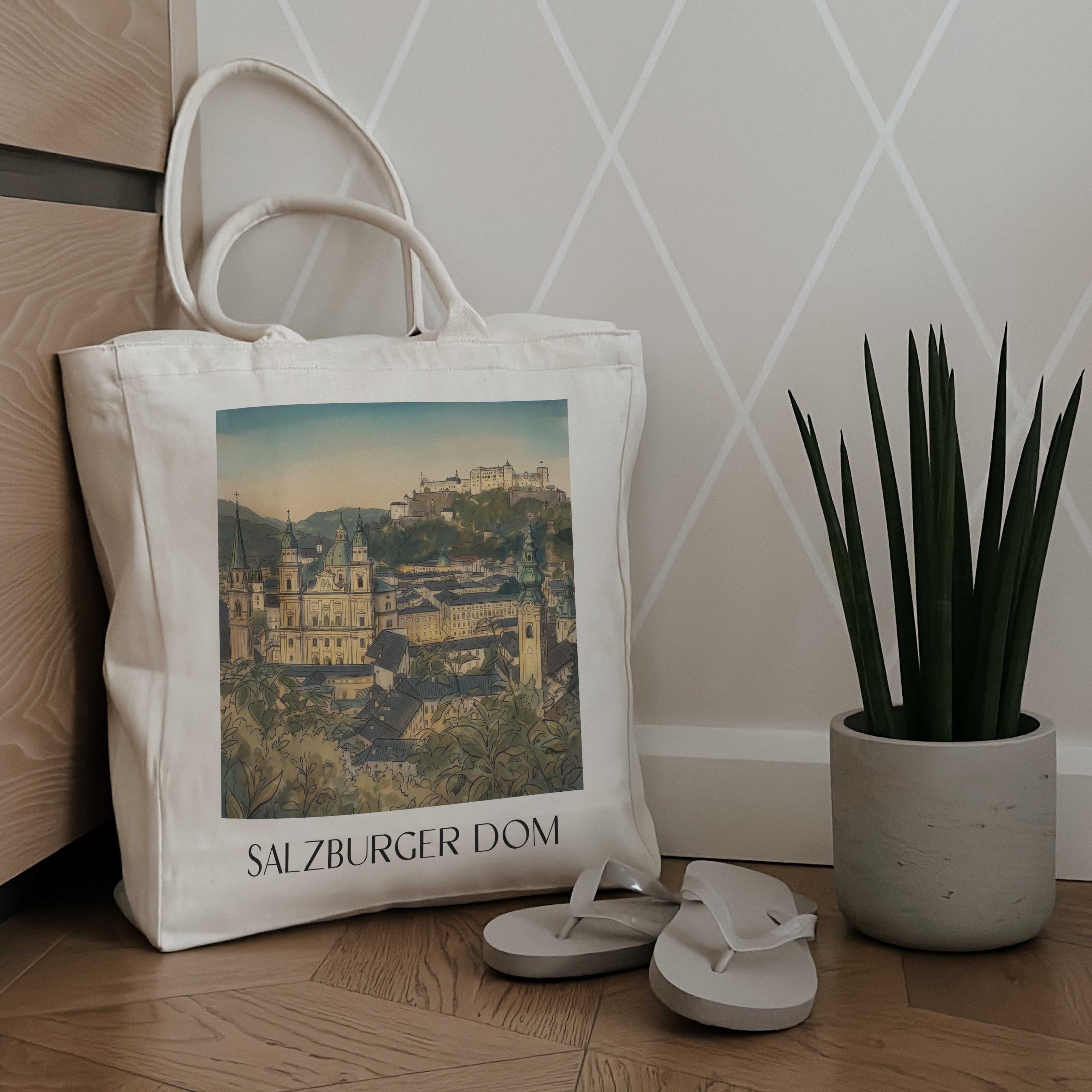 salzburger-dom-österreich-österreich-einkaufstasche-aquarell