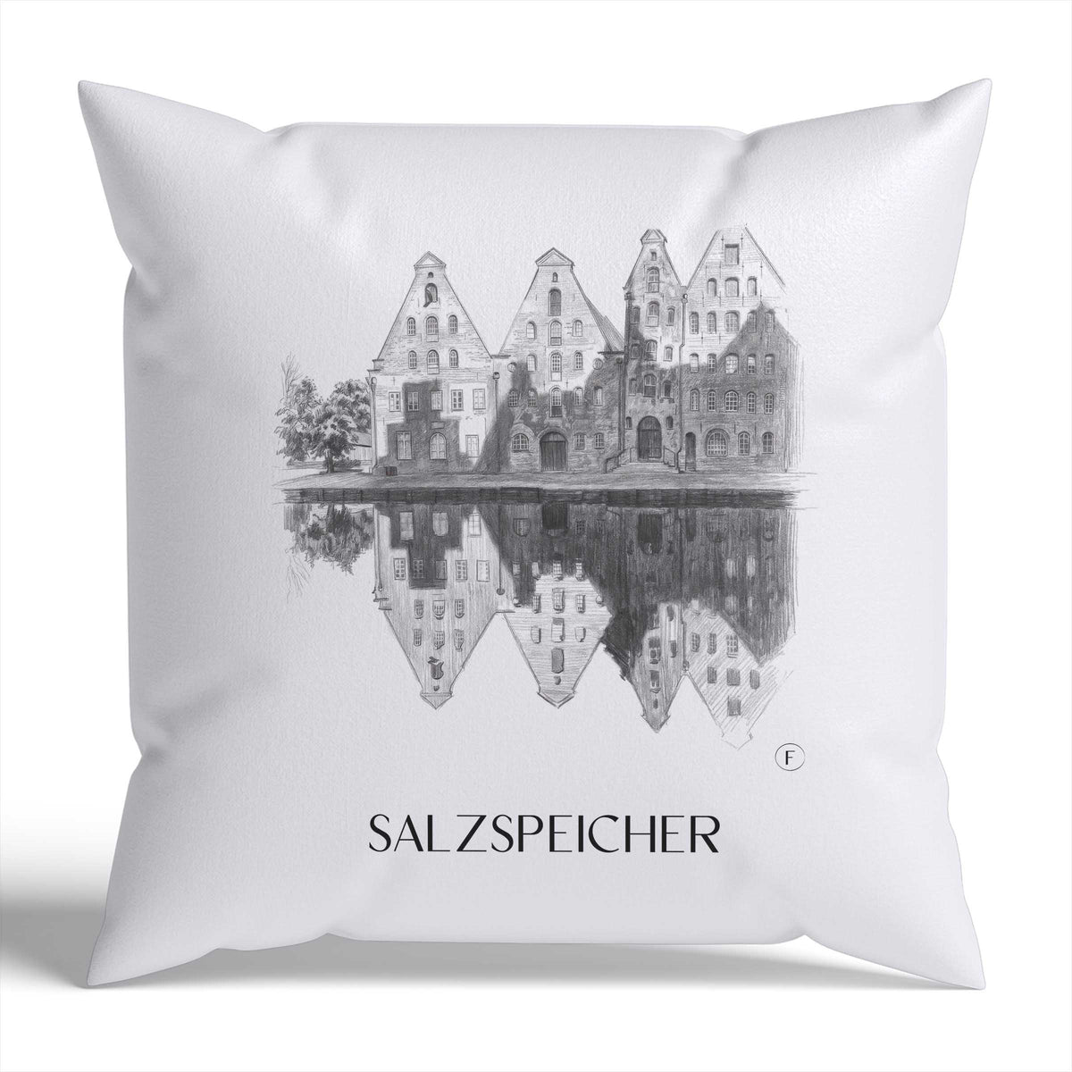 salzspeicher-lübeck-deutschland-kissenbezug-bleistift-zeichnung-drawing