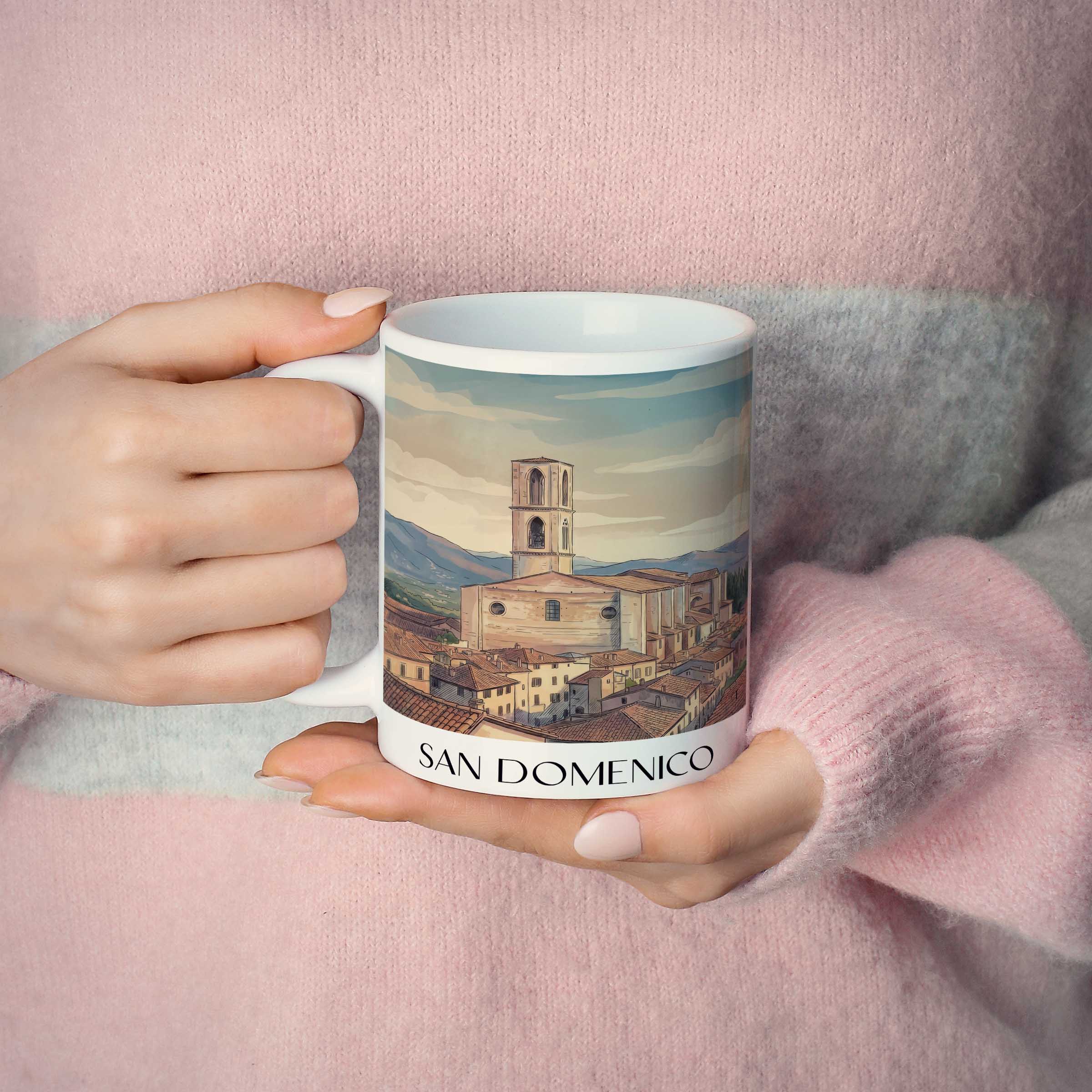 san-domenico-perugia-italien-kaffeebecher-aquarell