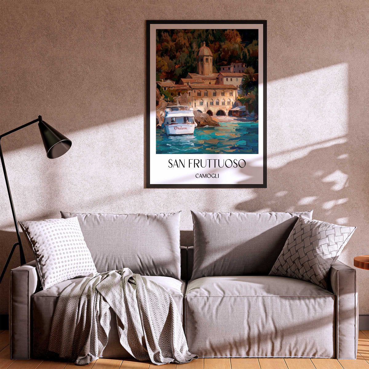 san-fruttuoso-camogli-italien-poster-oil-painting-oelgemaelde