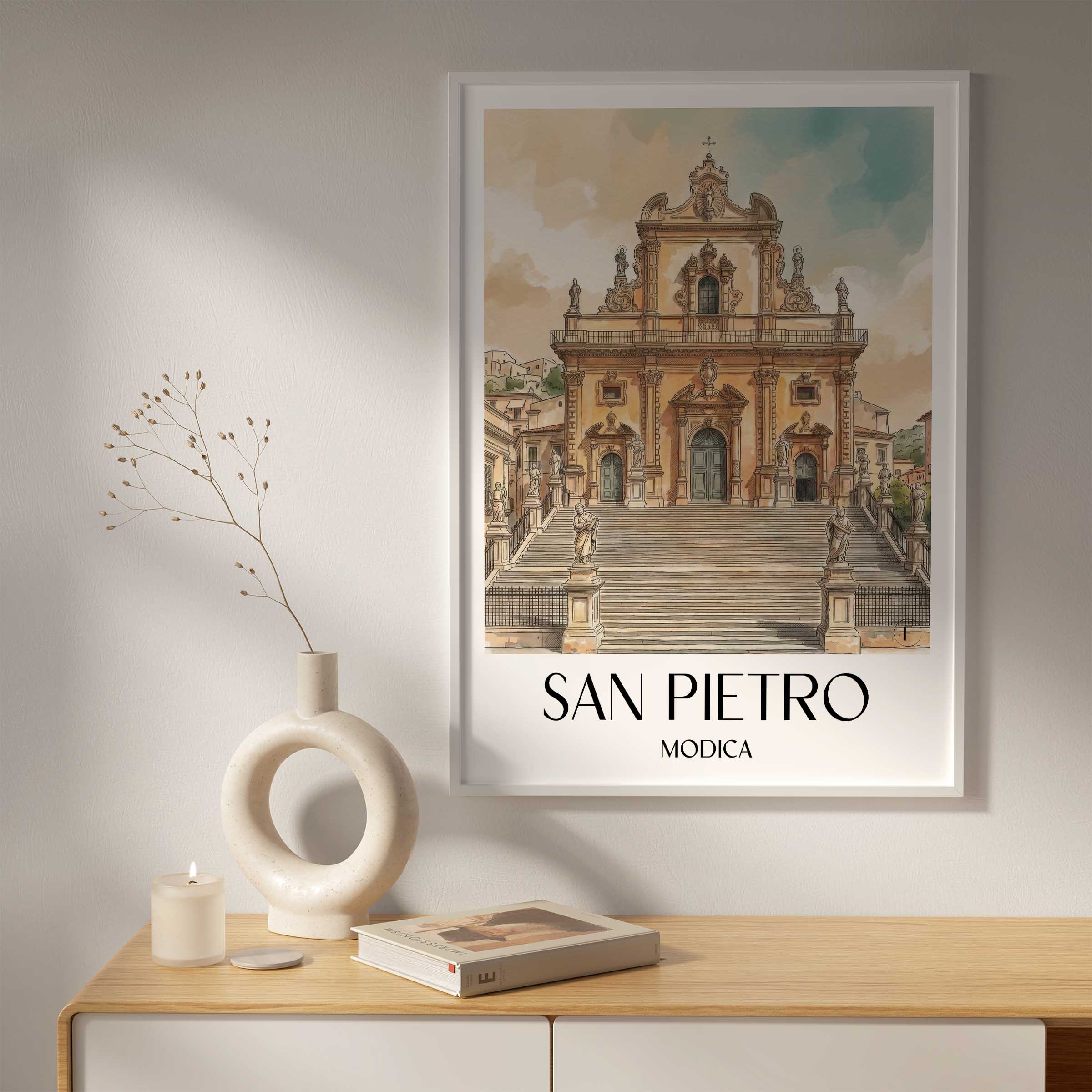 san-pietro--modica-italien-poster-aquarell