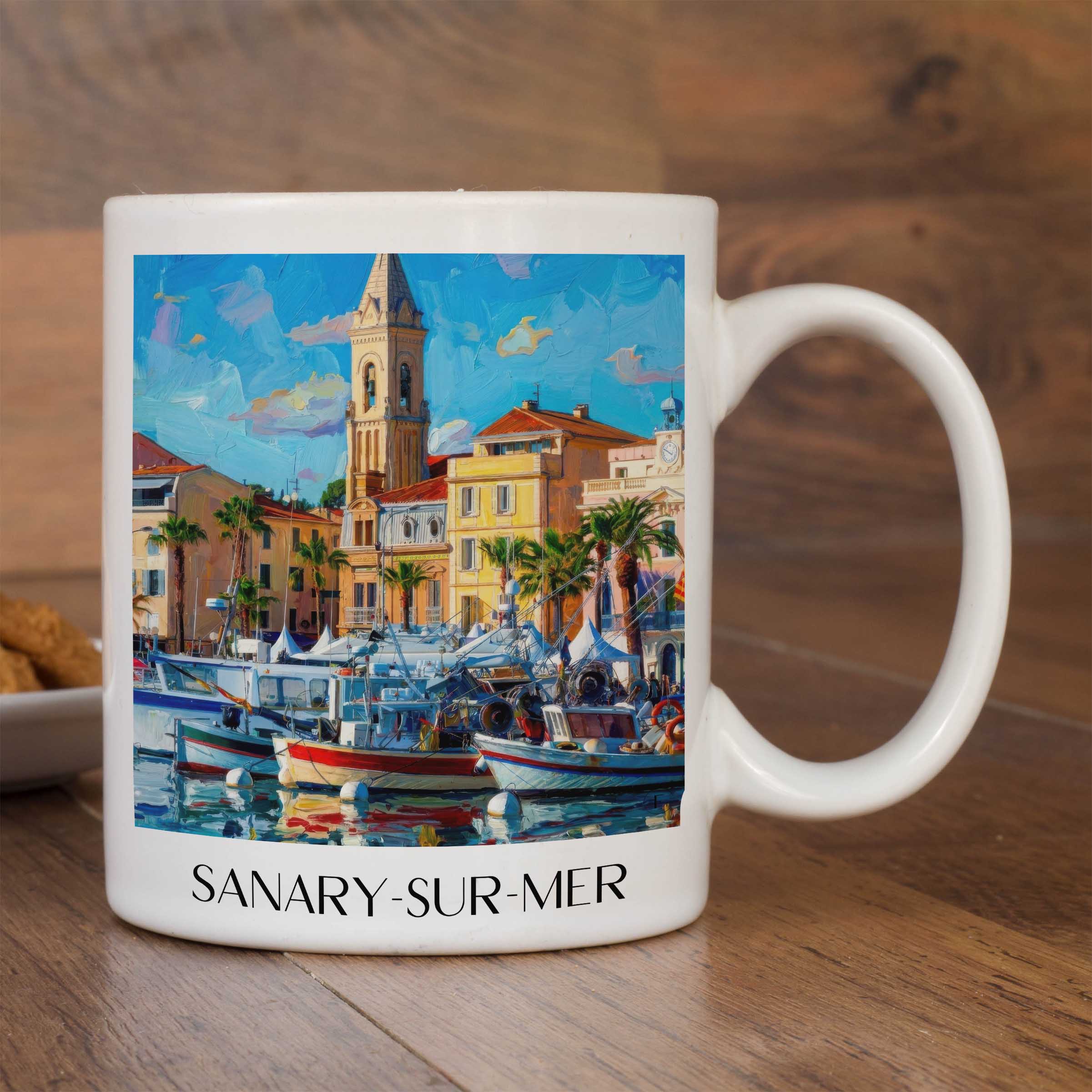 sanary-sur-mer-côte-provençale-frankreich-kaffeebecher-oil-painting-oelgemaelde