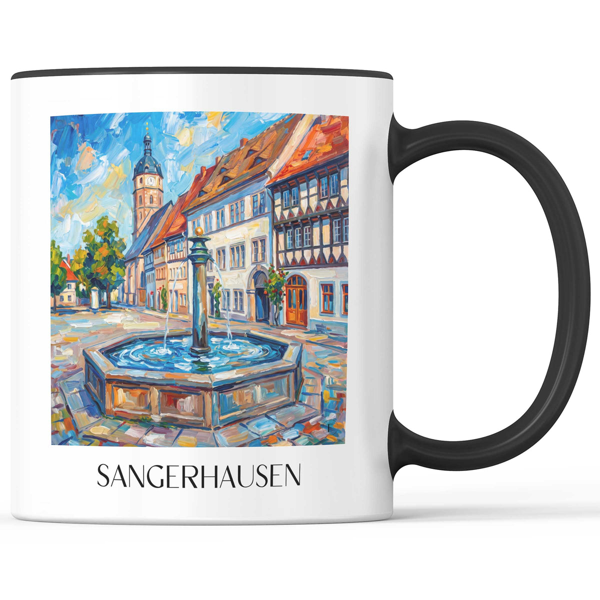 sangerhausen-südharz-deutschland-kaffeebecher-oil-painting-oelgemaelde