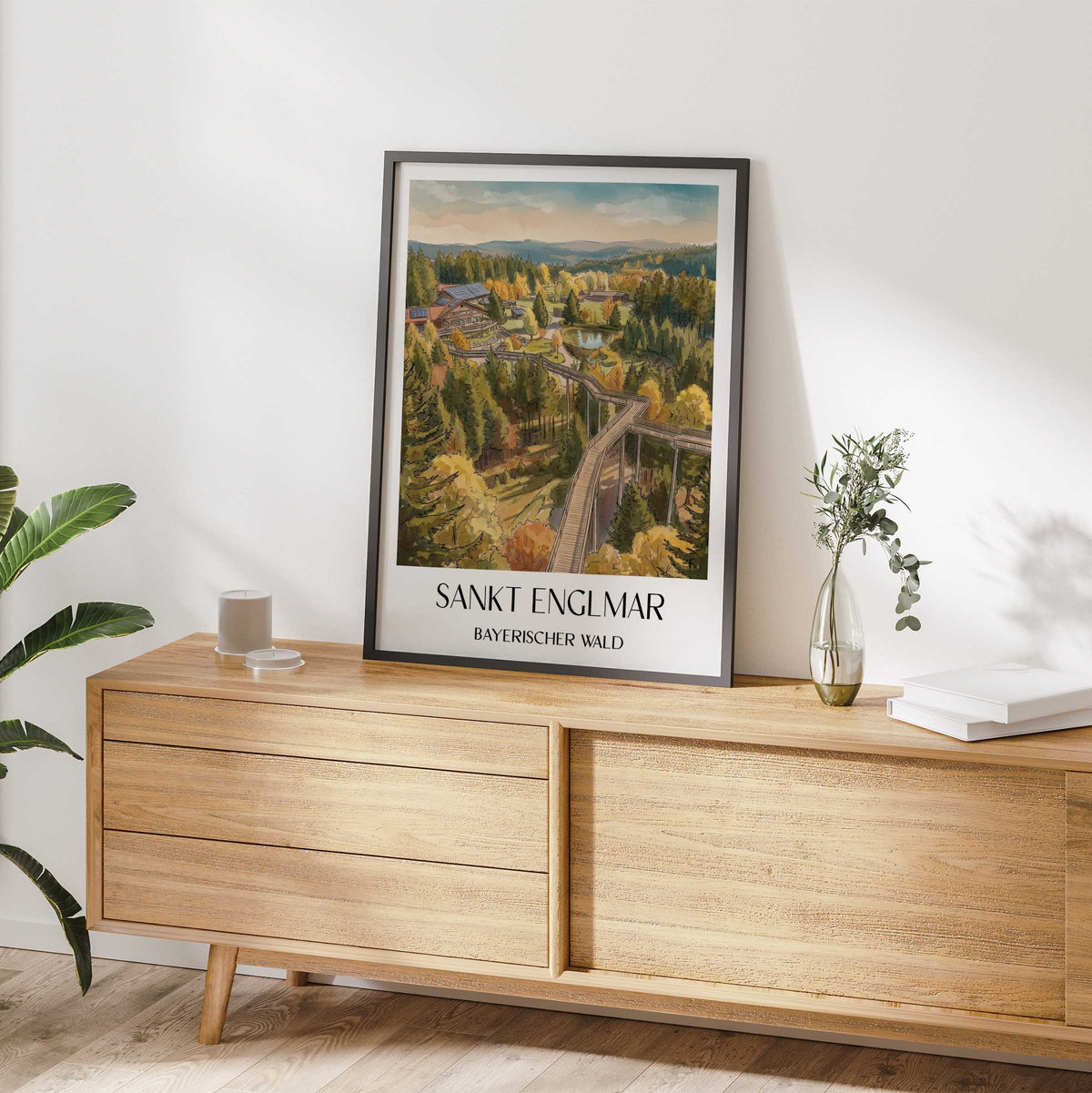 sankt-englmar-bayerischer-wald-deutschland-poster-aquarell