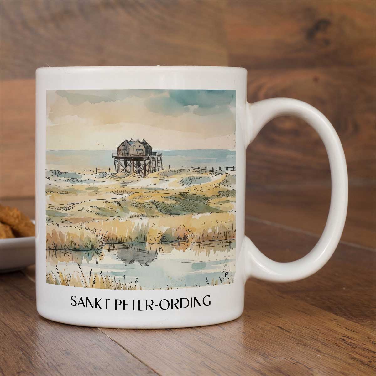 sankt-peter-ording-schleswig-holstein-deutschland-kaffeebecher-aquarell