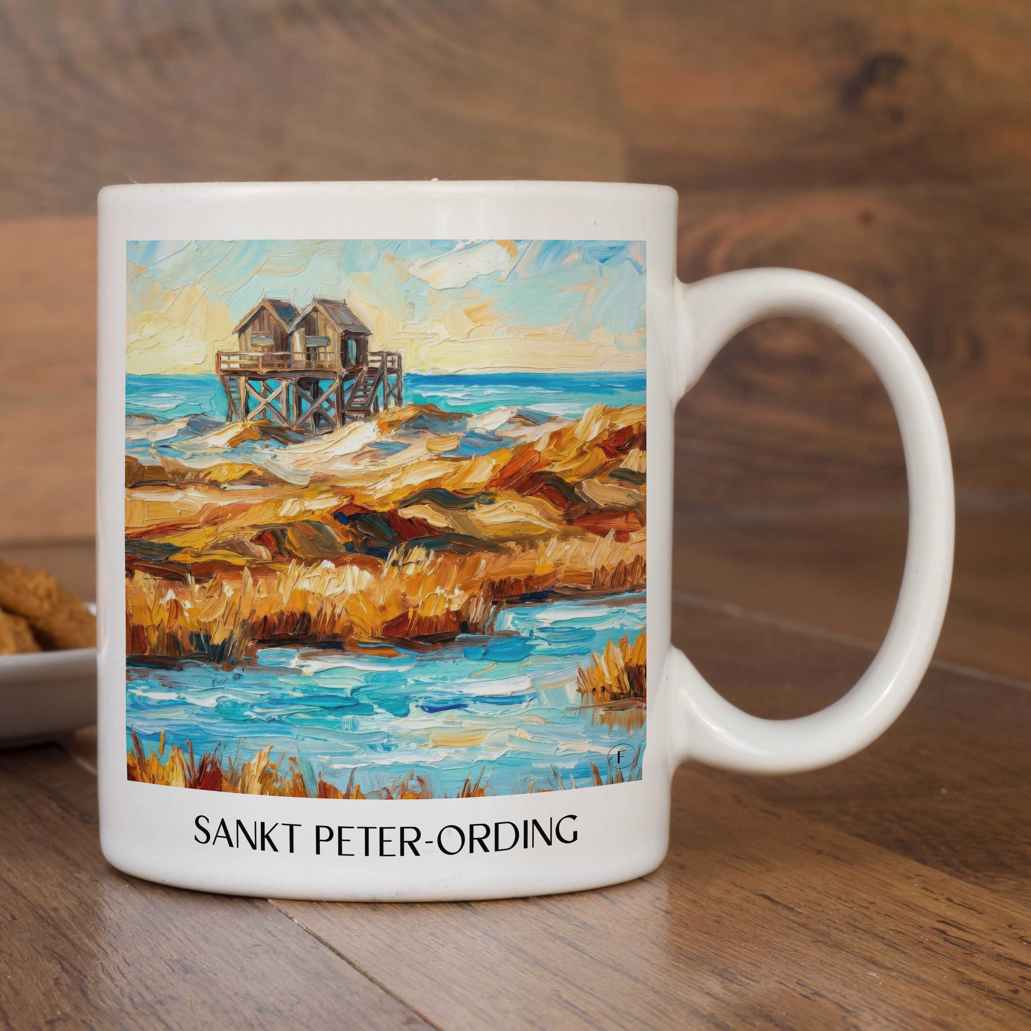 sankt-peter-ording-schleswig-holstein-deutschland-kaffeebecher-oil-painting-oelgemaelde