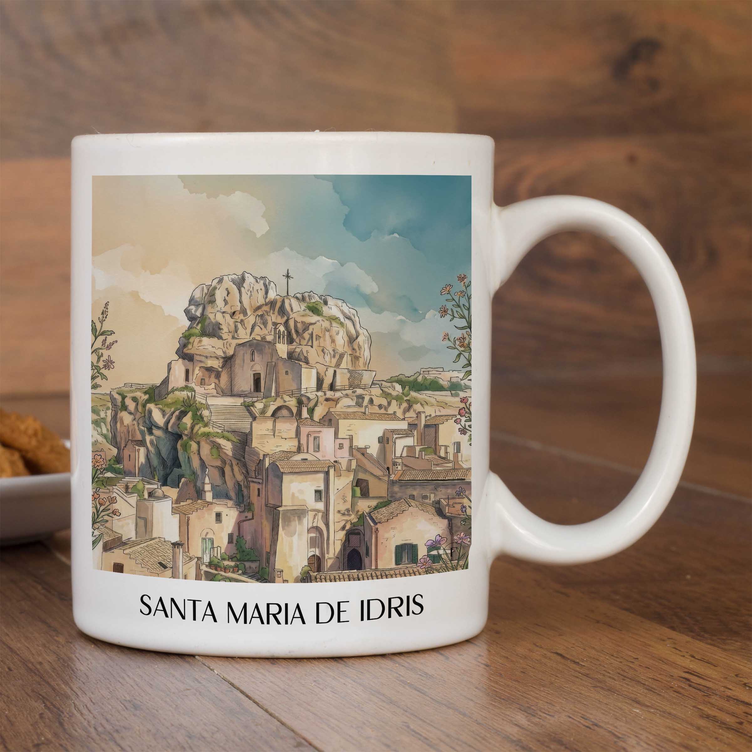 santa-maria-de-idris-matera-italien-kaffeebecher-aquarell