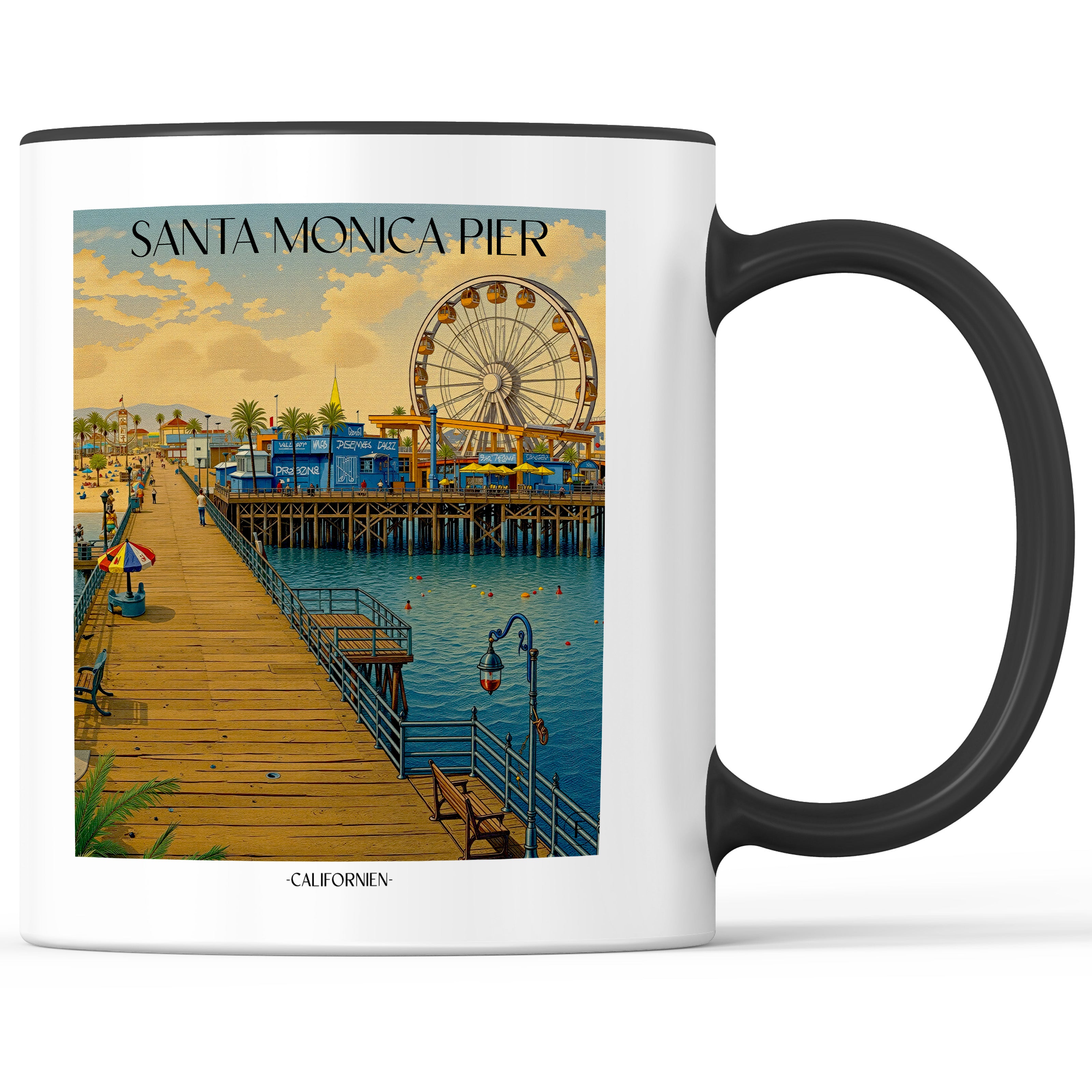 santa-monica-pier-californien-usa-einkaufstasche-aquarell