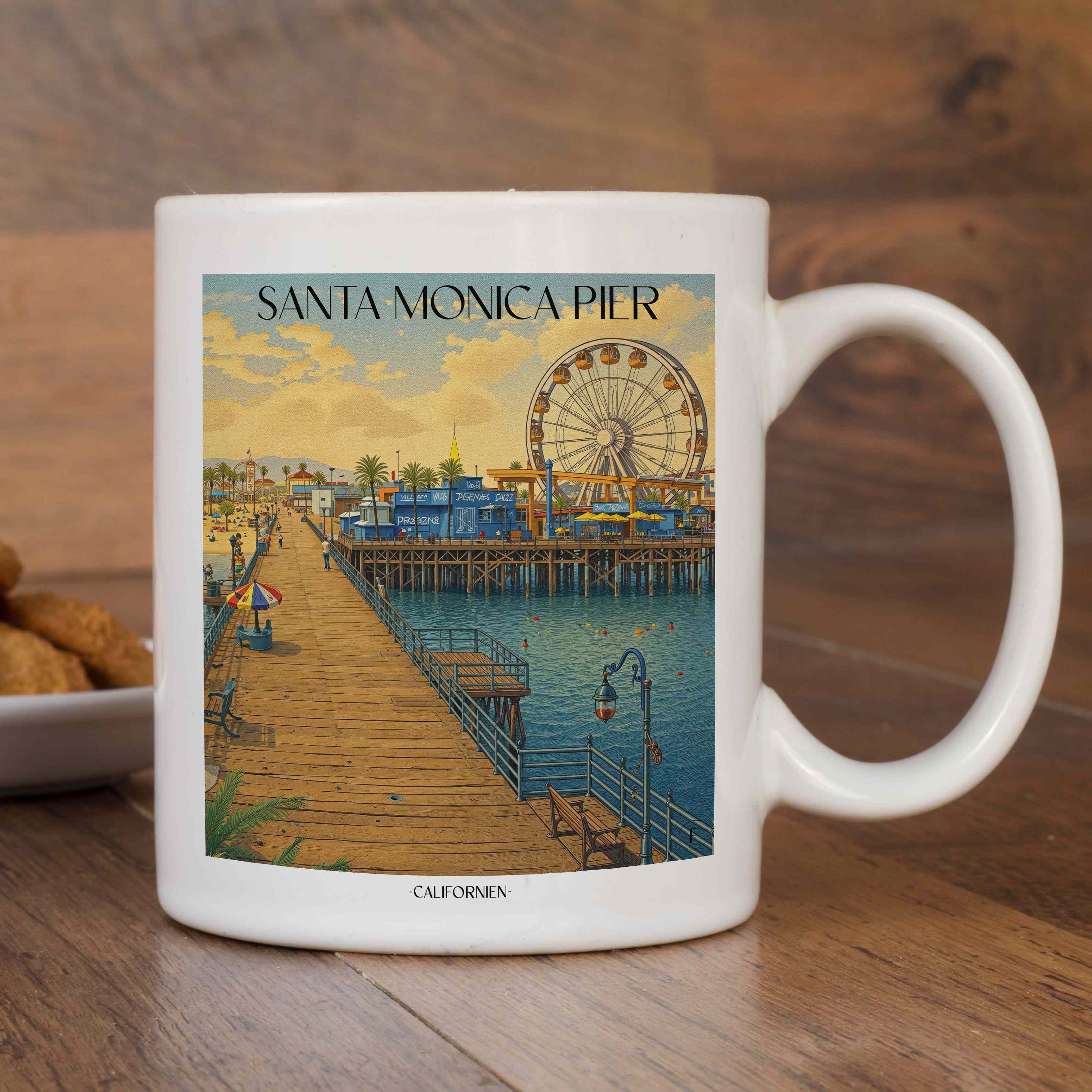santa-monica-pier-californien-usa-einkaufstasche-aquarell