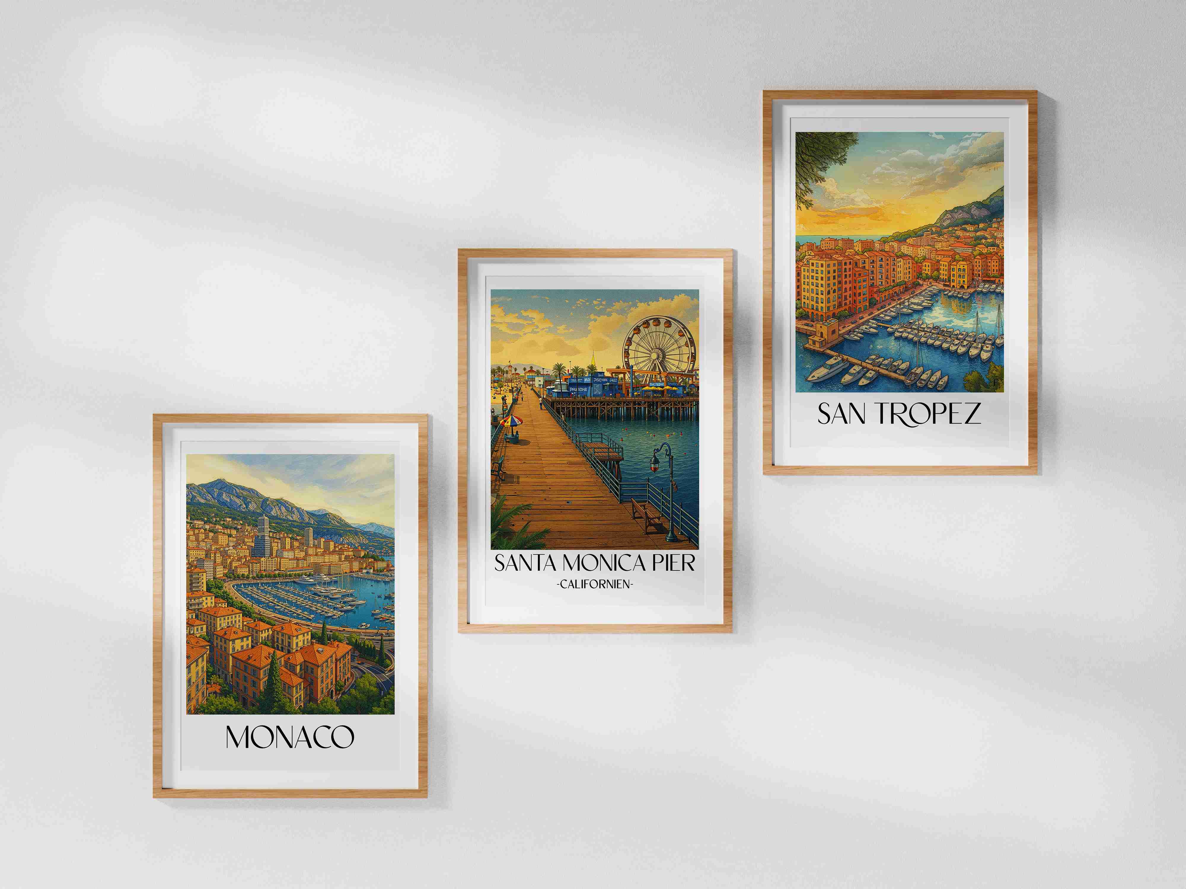 santa-monica-pier-californien-usa-poster-aquarell