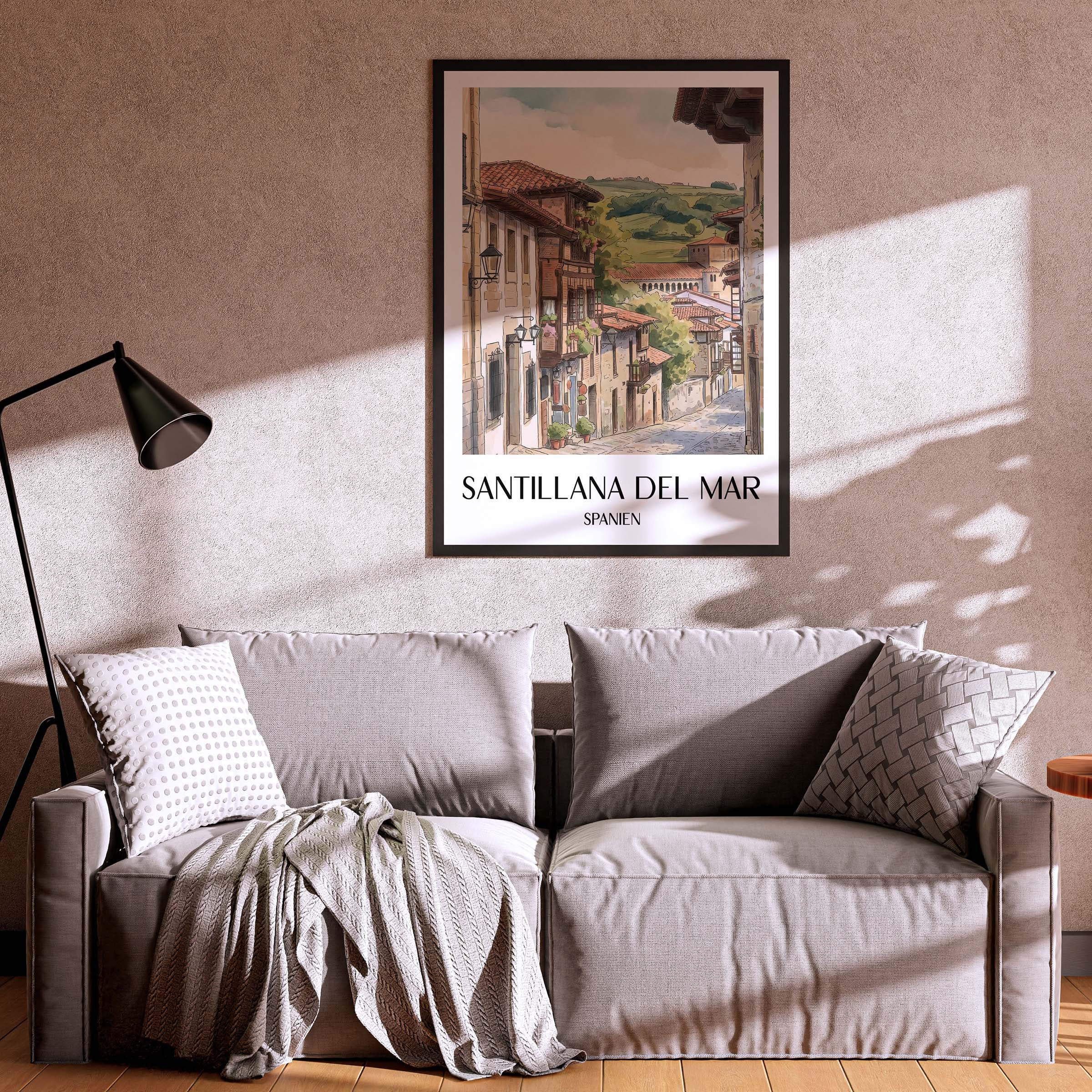 santillana-del-mar-spanien-spanien-poster-aquarell