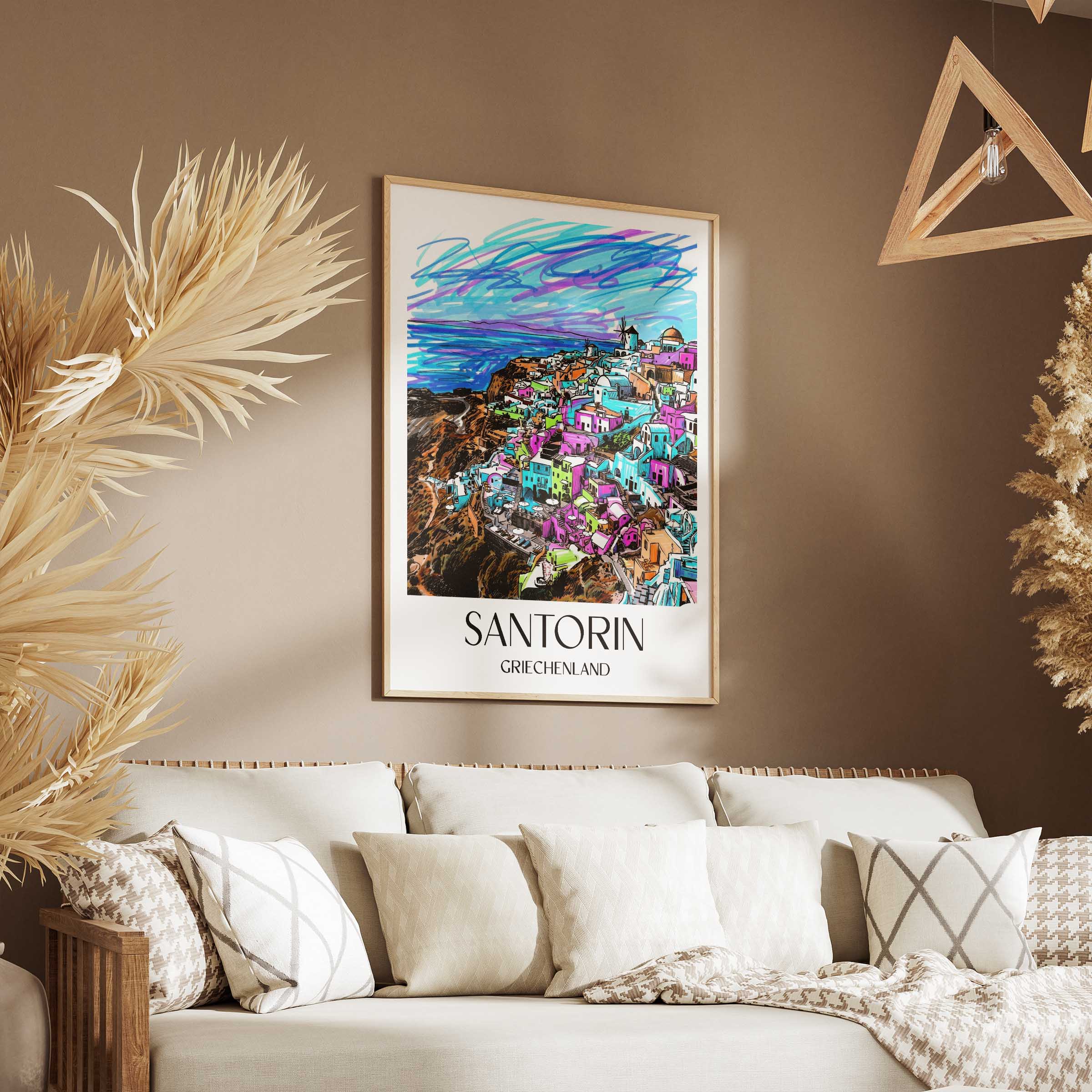 santorin-griechenland-poster-graffiti