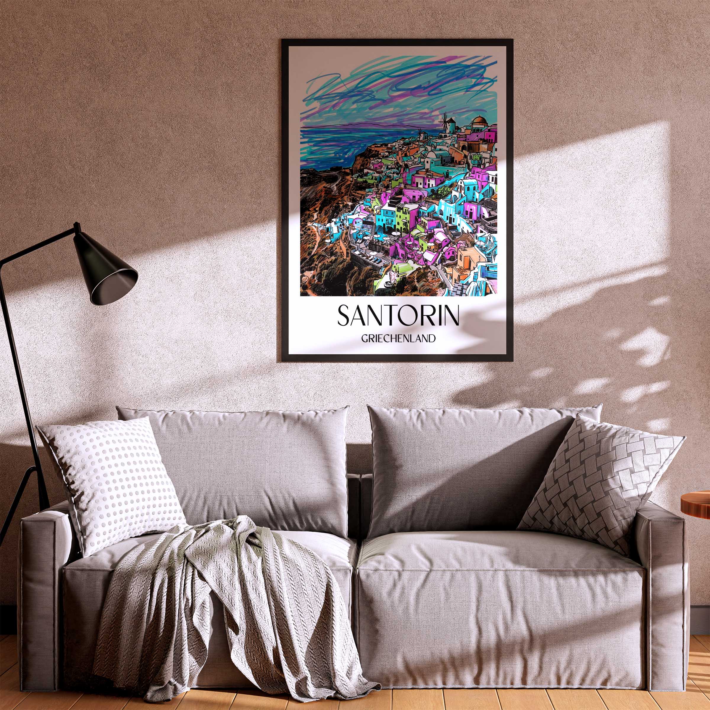 santorin-griechenland-poster-graffiti