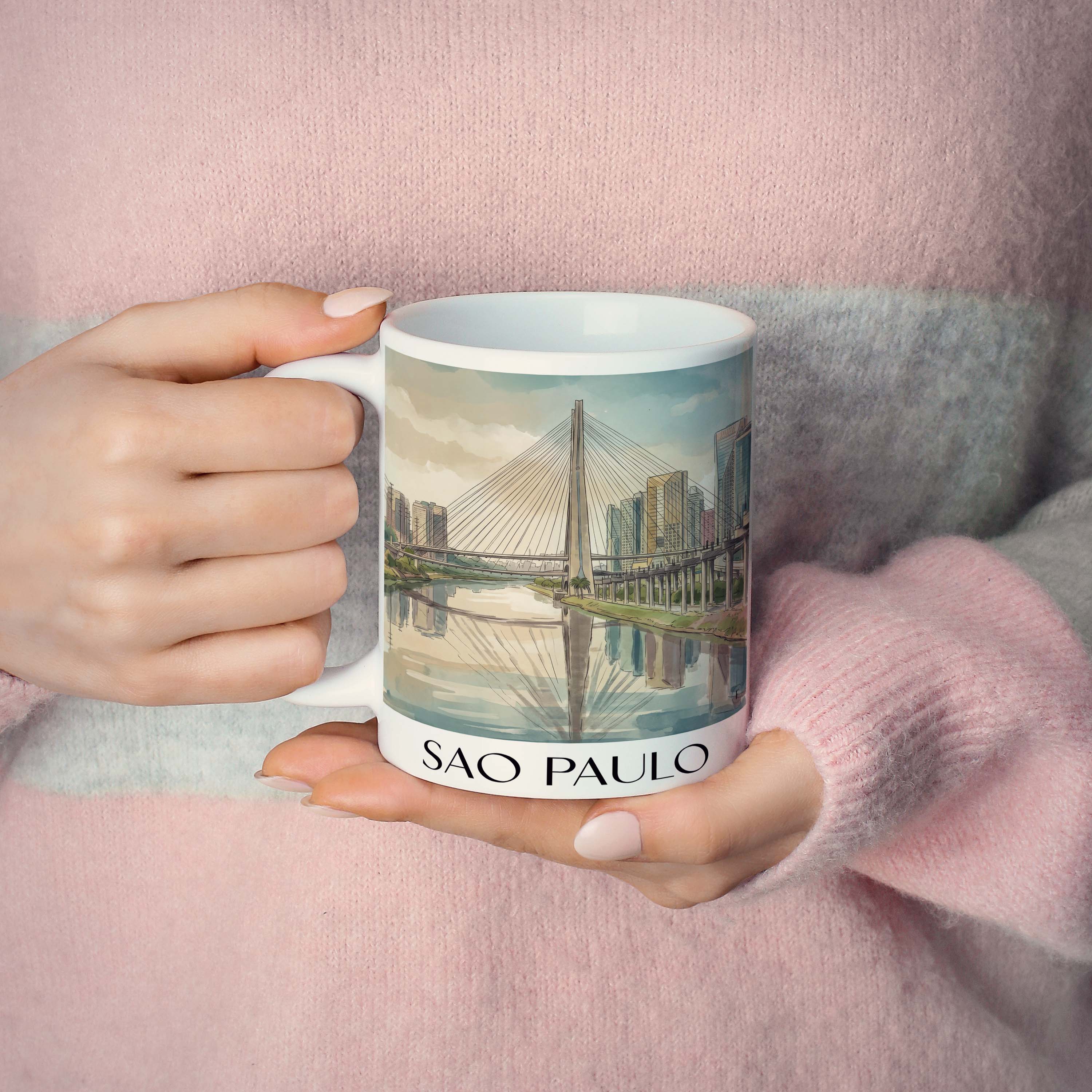 sao-paulo-brasilien-kaffeebecher-aquarell