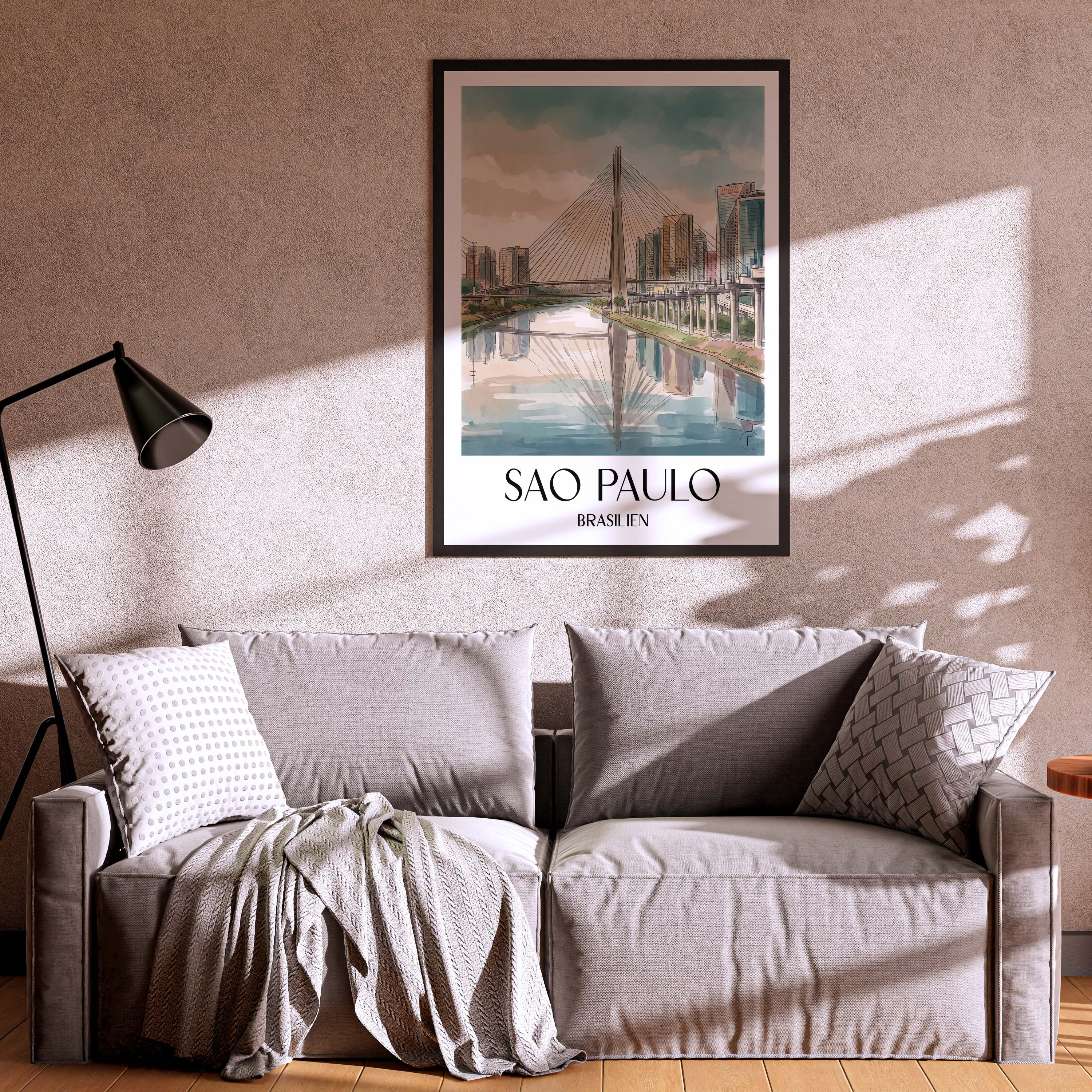 sao-paulo-brasilien-poster-aquarell