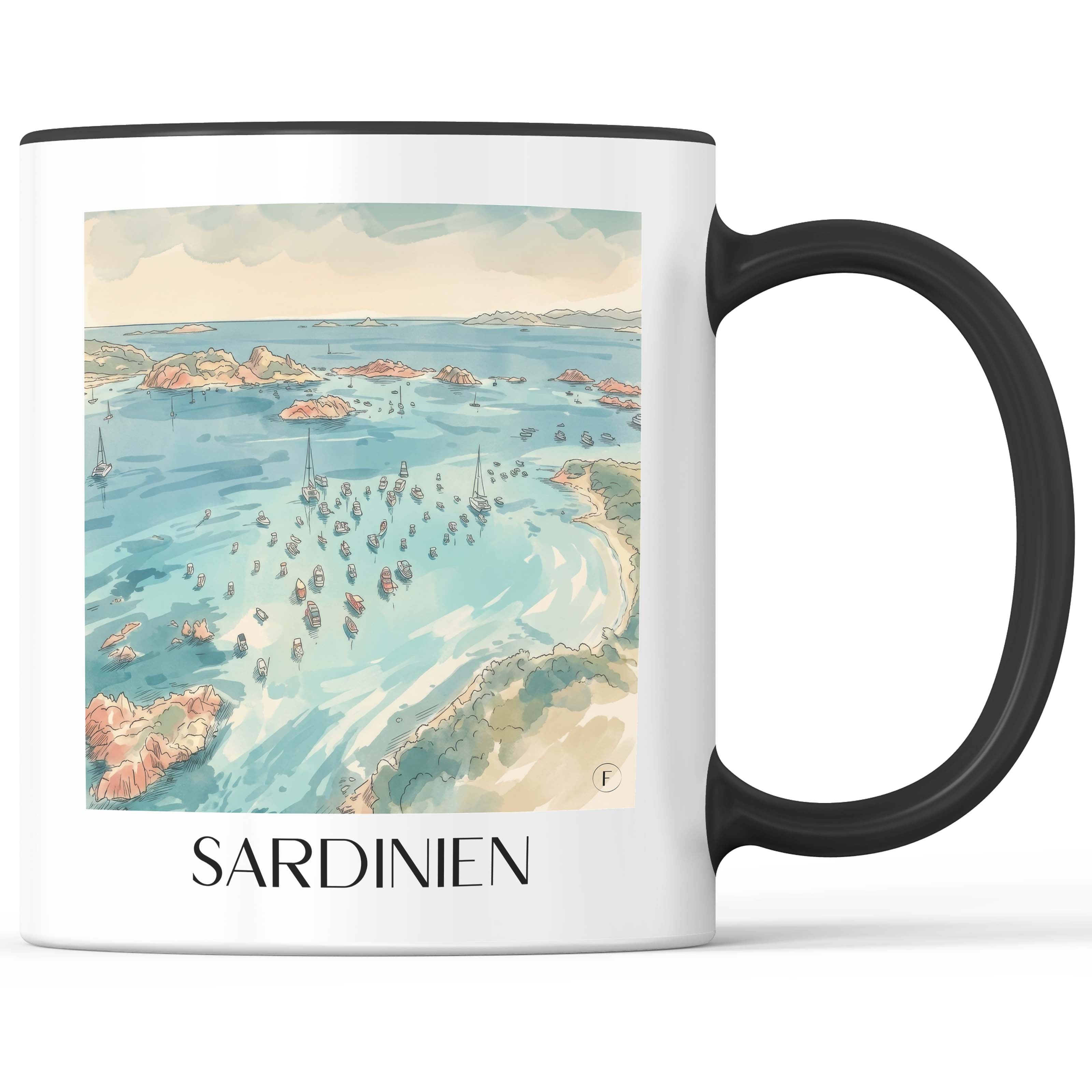 sardinien-italien-kaffeebecher-aquarell