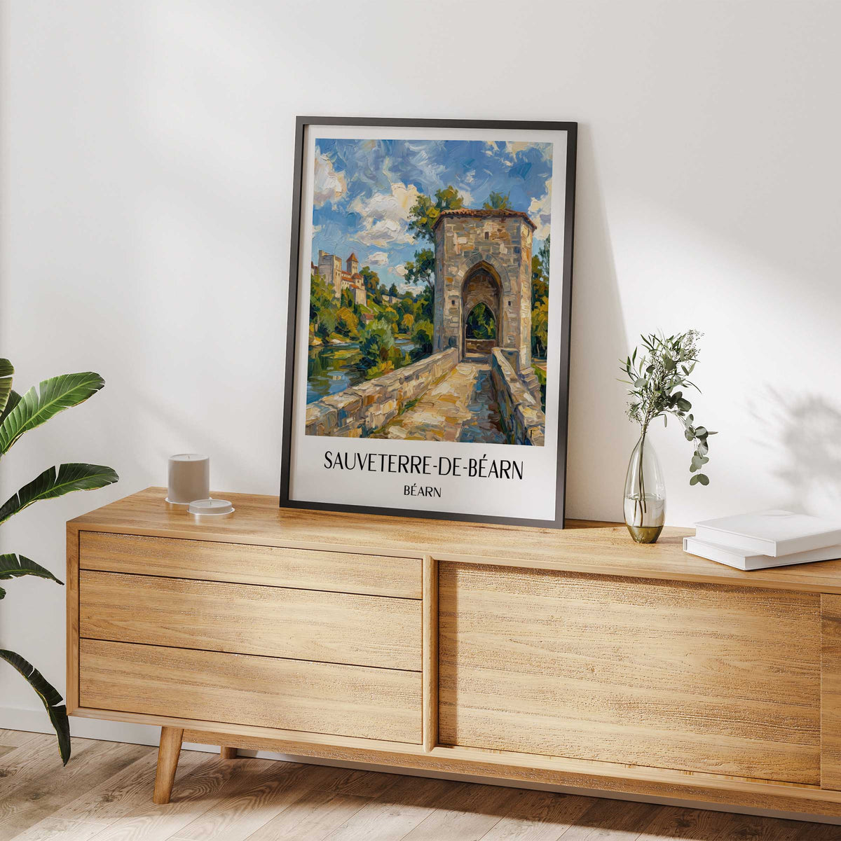 sauveterre-de-béarn-béarn-frankreich-poster-oil-painting-oelgemaelde