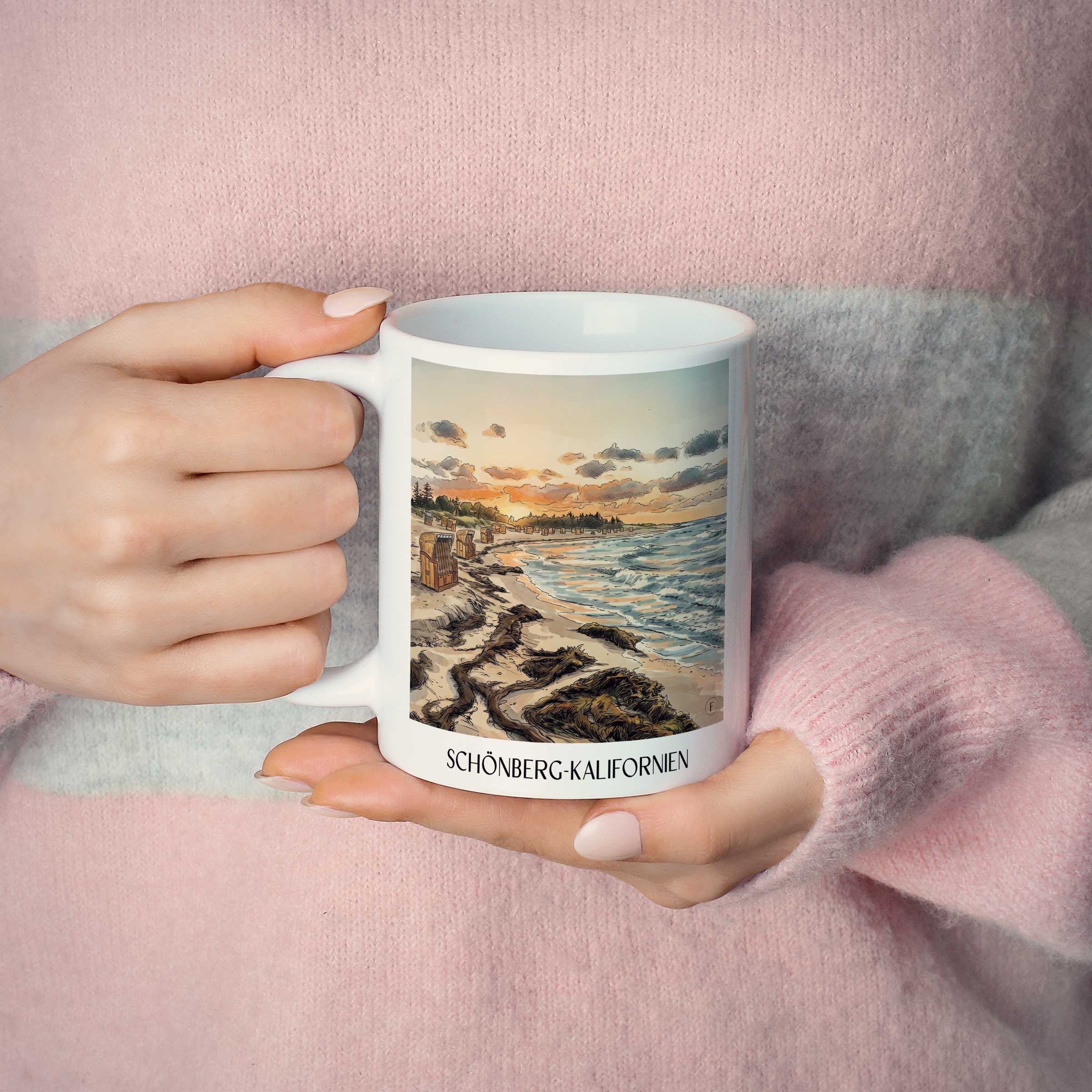 schönberg-kalifornien-schleswig-holstein-usa-und-deutschland-kaffeebecher-aquarell