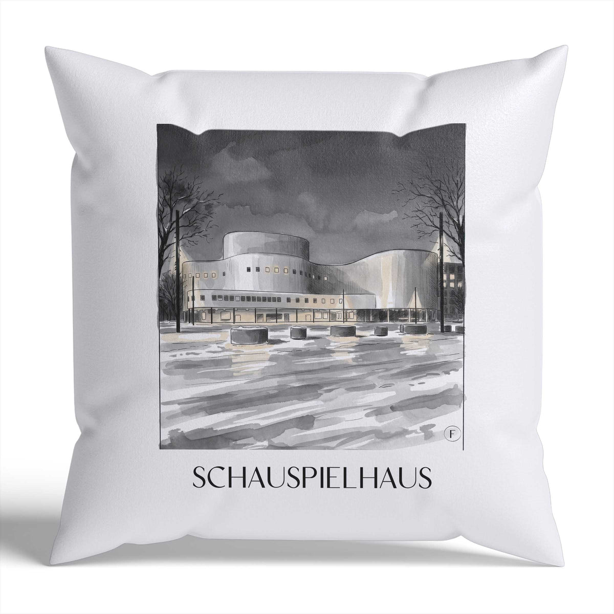schauspielhaus-düsseldorf-deutschland-kissenbezug-aquarell-schwarz-weiss