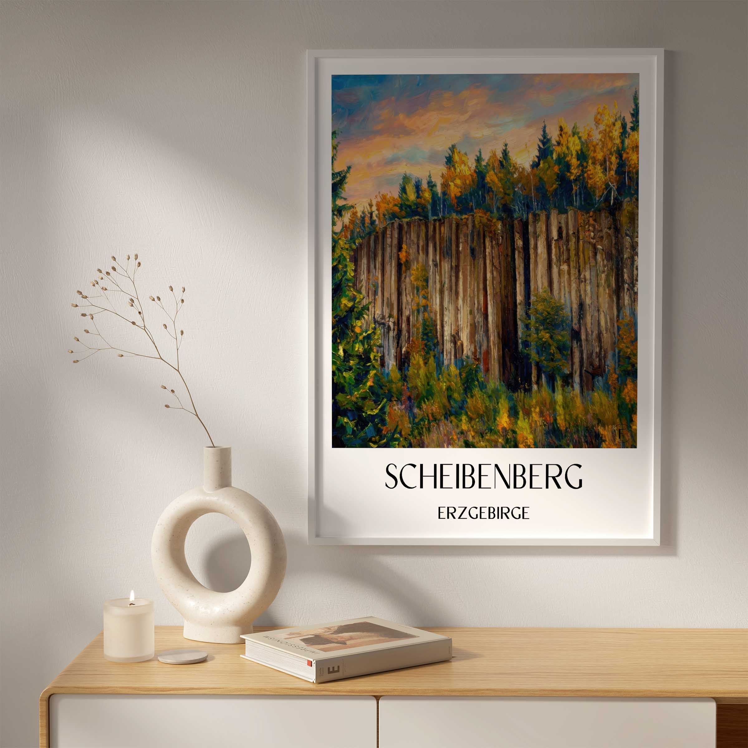scheibenberg-erzgebirge-deutschland-poster-oil-painting-oelgemaelde