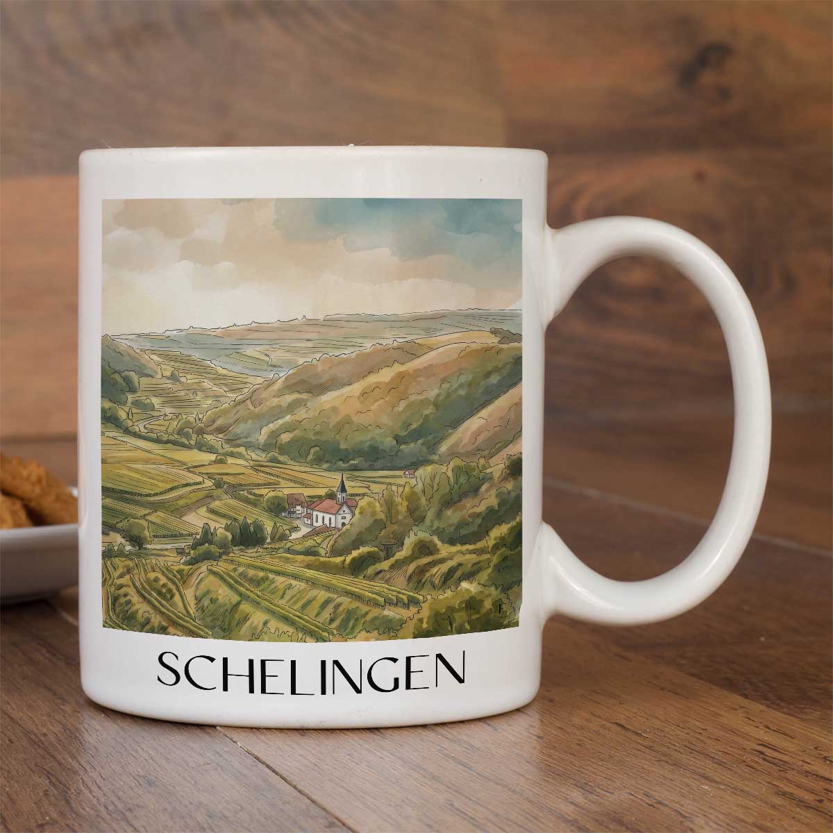 schelingen-kaiserstuhl-deutschland-kaffeebecher-aquarell