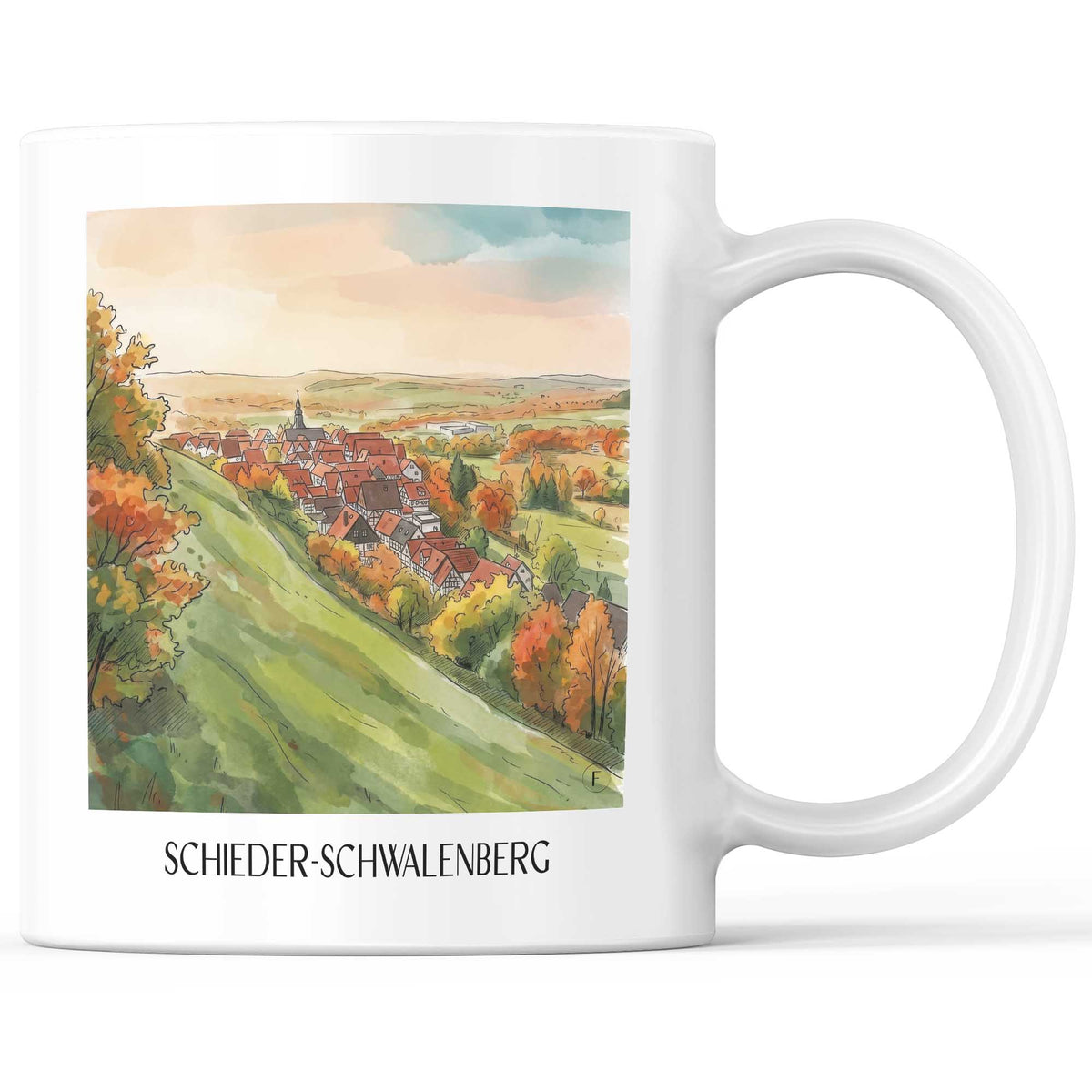 schieder-schwalenberg-ostwestfalen-lippe-deutschland-kaffeebecher-aquarell