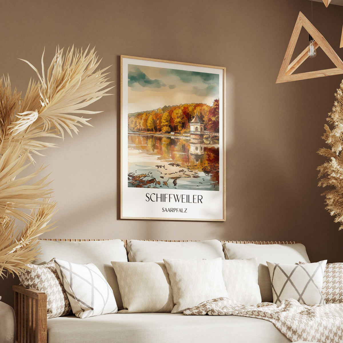 schiffweiler-saarpfalz-deutschland-poster-aquarell