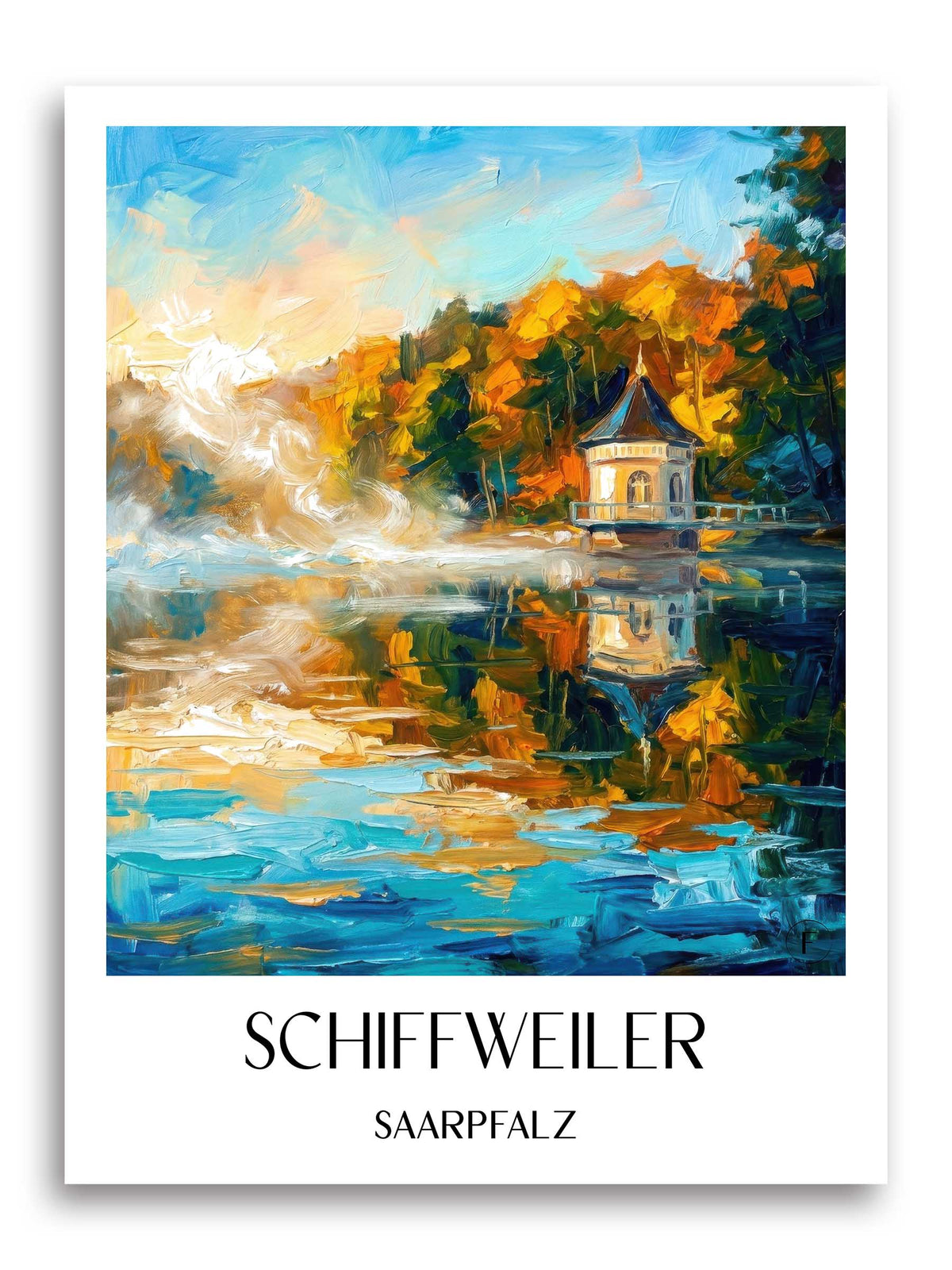 schiffweiler-saarpfalz-deutschland-poster-oil-painting-oelgemaelde