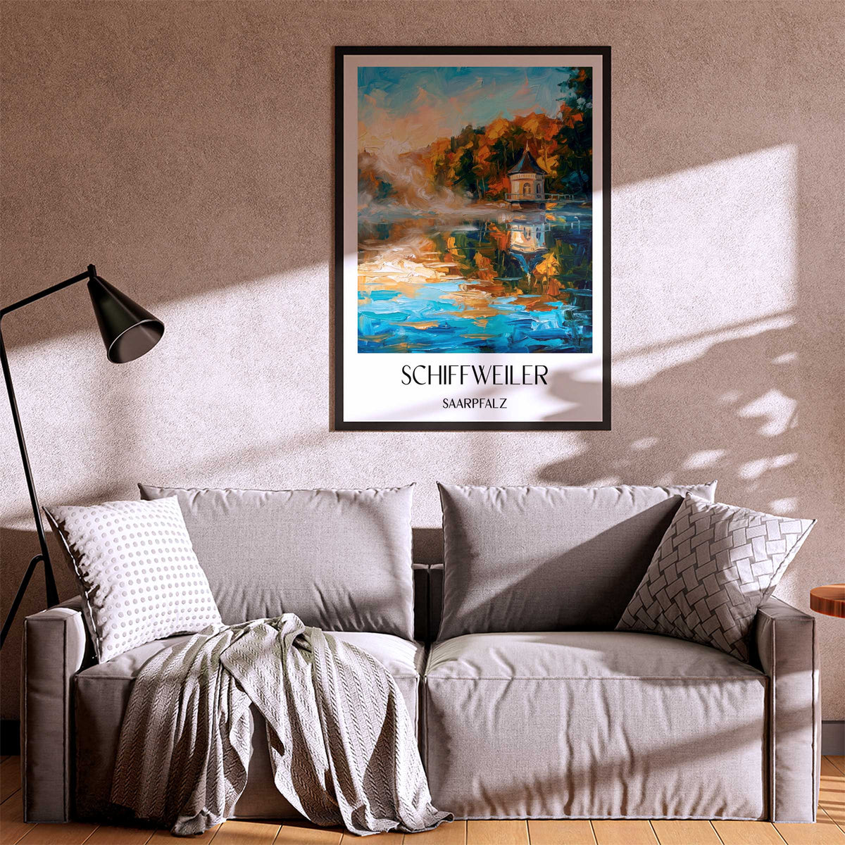 schiffweiler-saarpfalz-deutschland-poster-oil-painting-oelgemaelde