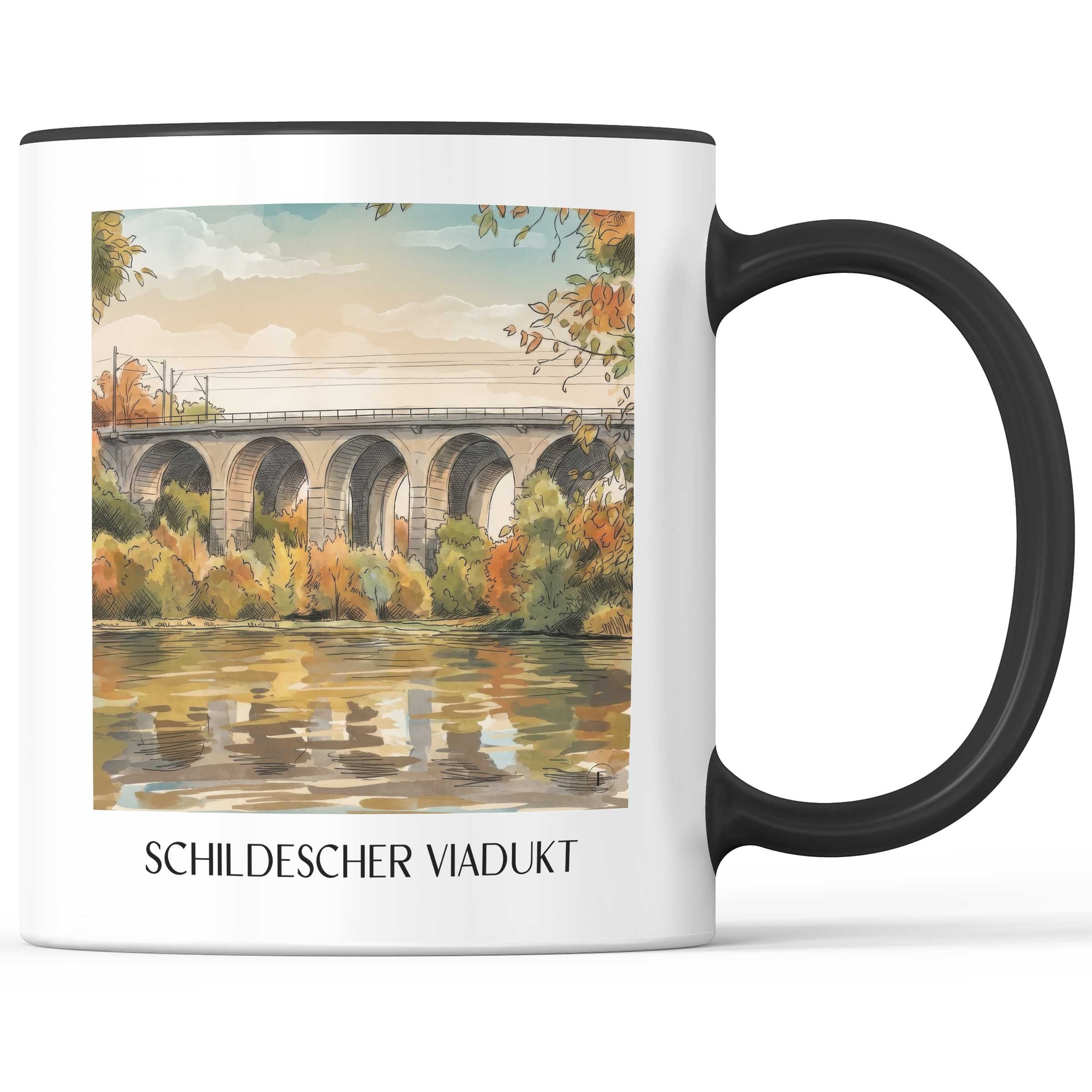 schildescher-viadukt-bielefeld-deutschland-kaffeebecher-aquarell