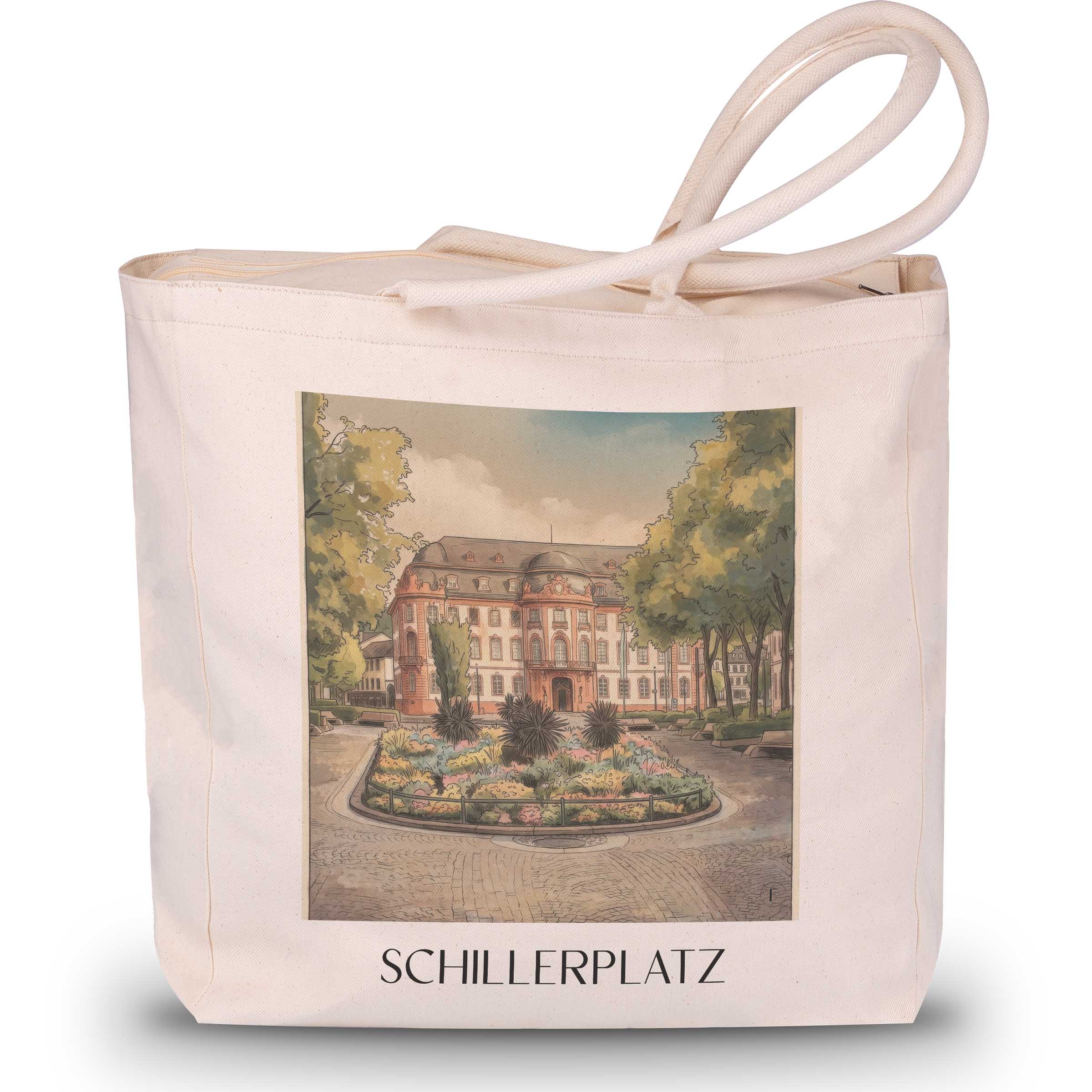 schillerplatz-mainz-deutschland-einkaufstasche-aquarell
