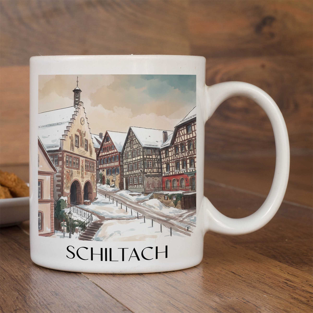 schiltach-schwarzwald-deutschland-kaffeebecher-aquarell