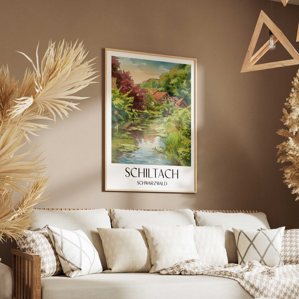 schiltach-schwarzwald-deutschland-poster-aquarell